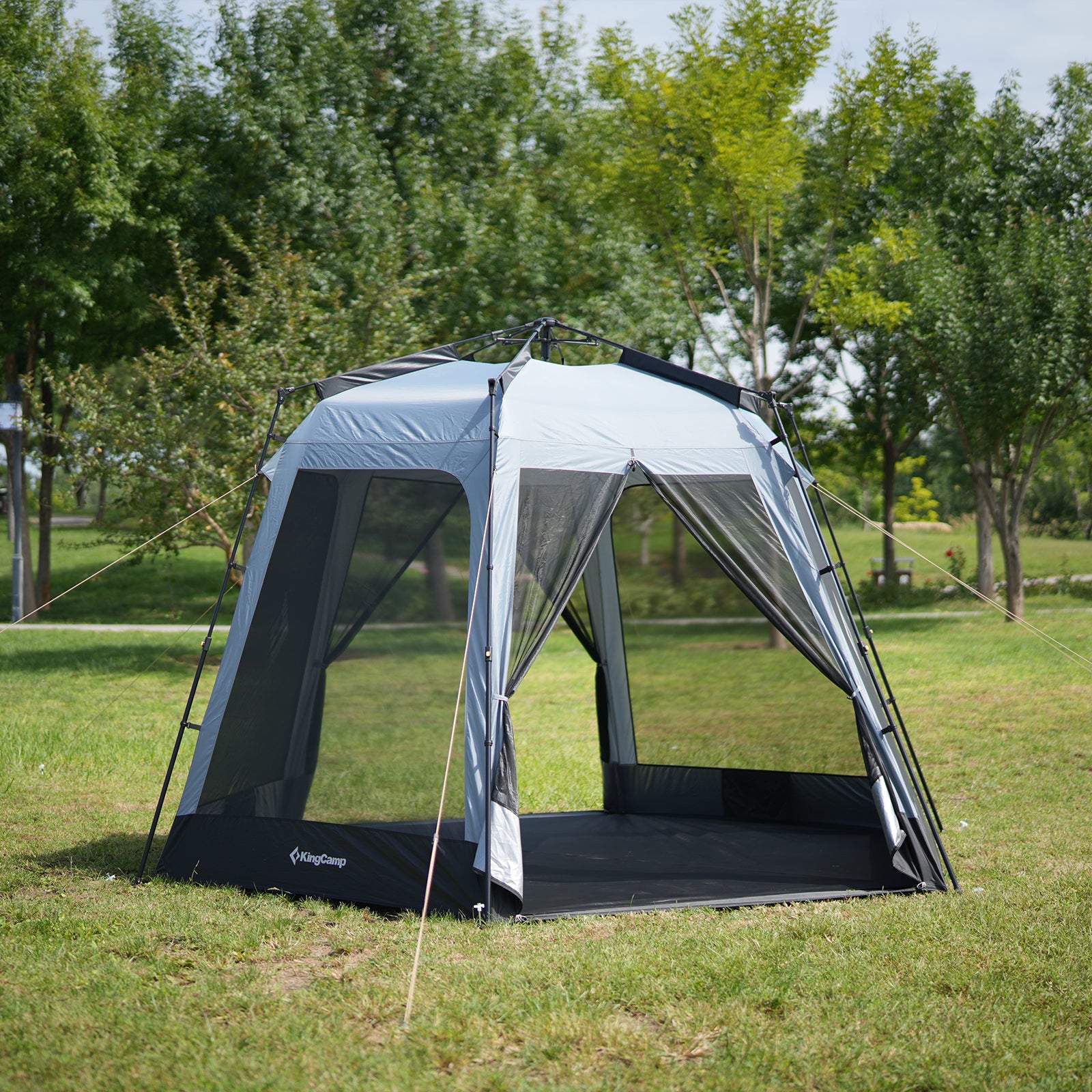 KINGCAMP Automatik Pavillon Cairo Q Camping Quick Up Festival Garten Zelt UPF50+