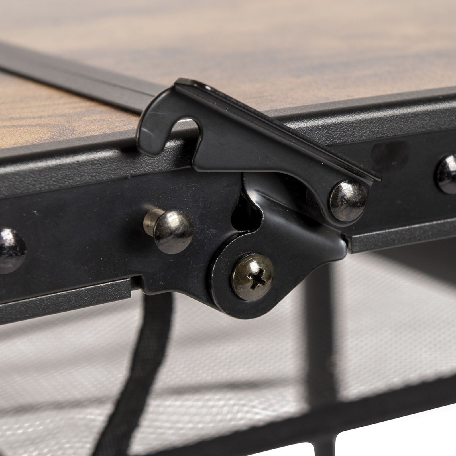 BO-CAMP Camping Suitcase Table Decatur Folding Table Folding Table Foldable Aluminum 4 Heights