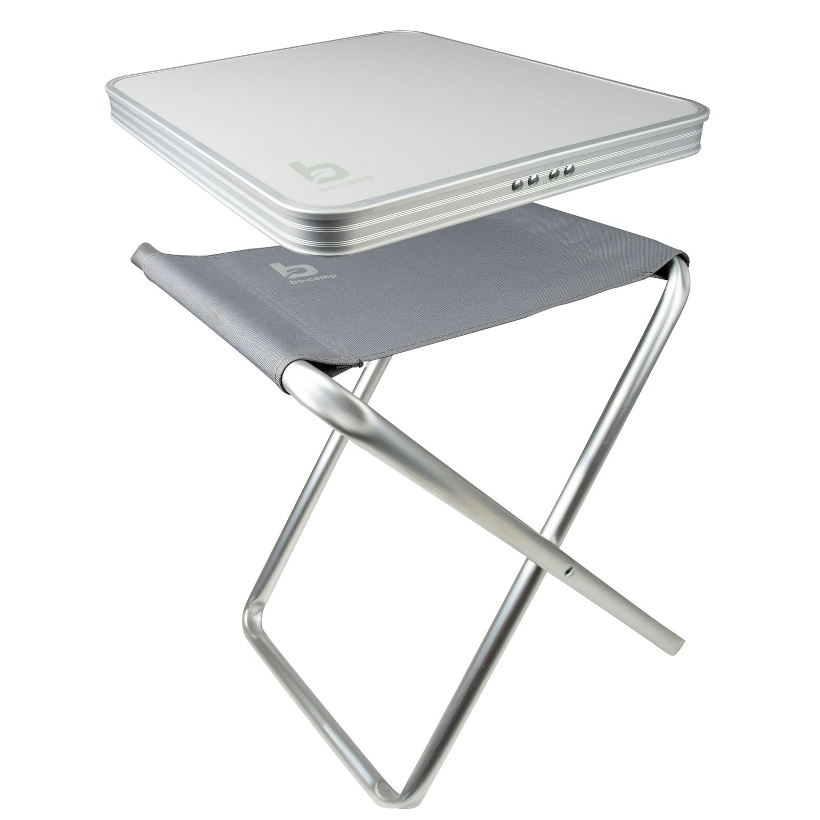 BO-CAMP Mini aluminum folding stool camping table fishing stool folding stool seat foldable