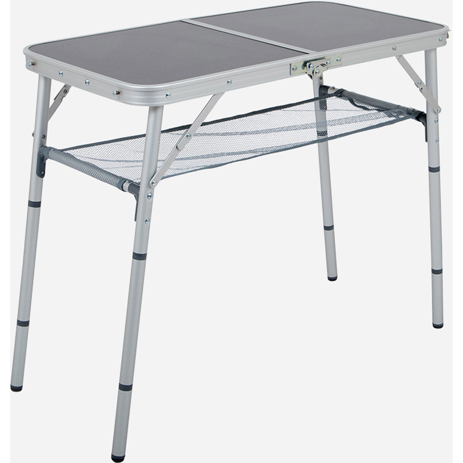 BO-CAMP aluminum camping table folding table suitcase table side table 4 heights