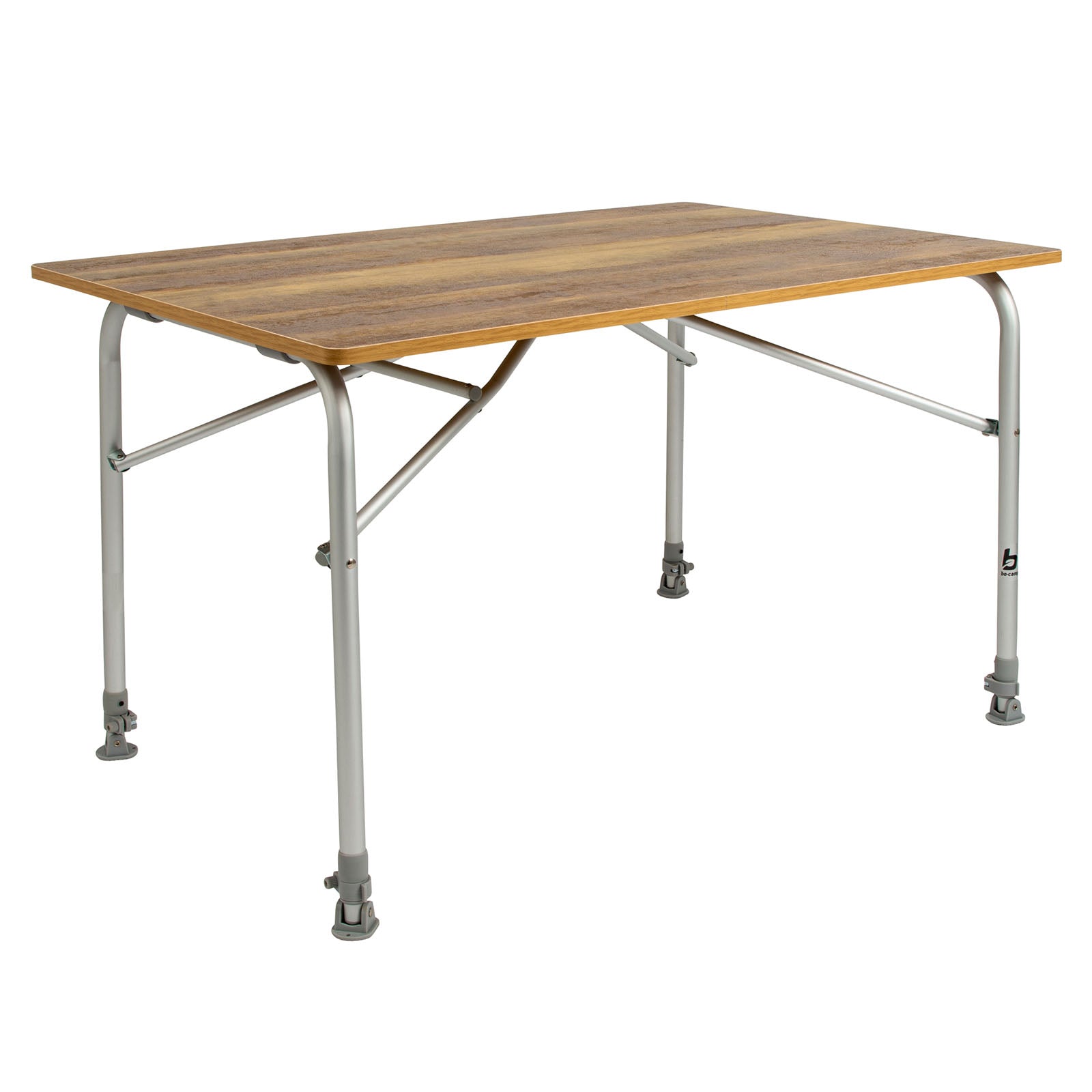 BO-CAMP Folding Table XL Camping Garden Folding Table Foldable Height Adjustable 59-72
