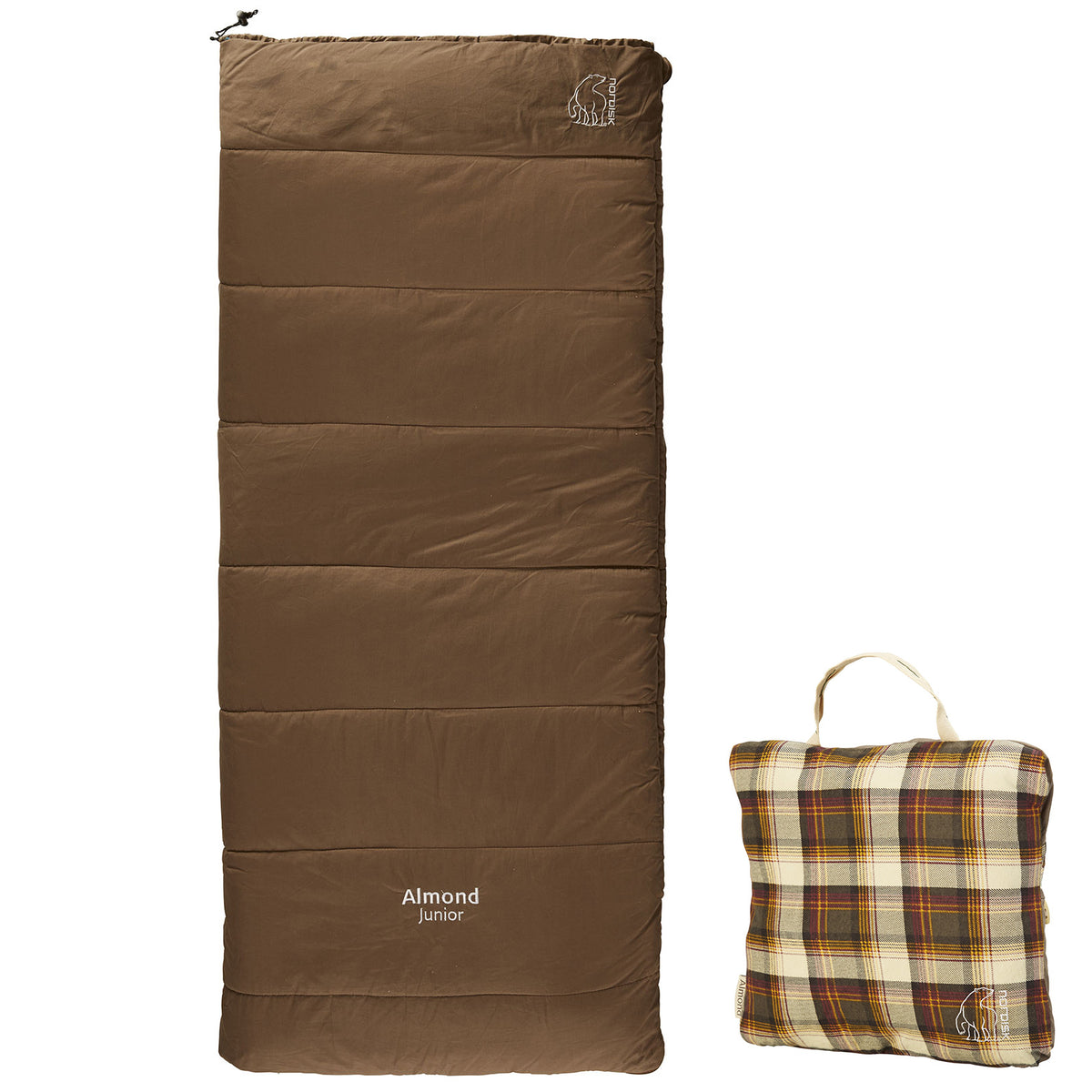 NORDISK Kinder Schlafsack Almond Junior Kinderschlafsack Decke 100% Baumwolle