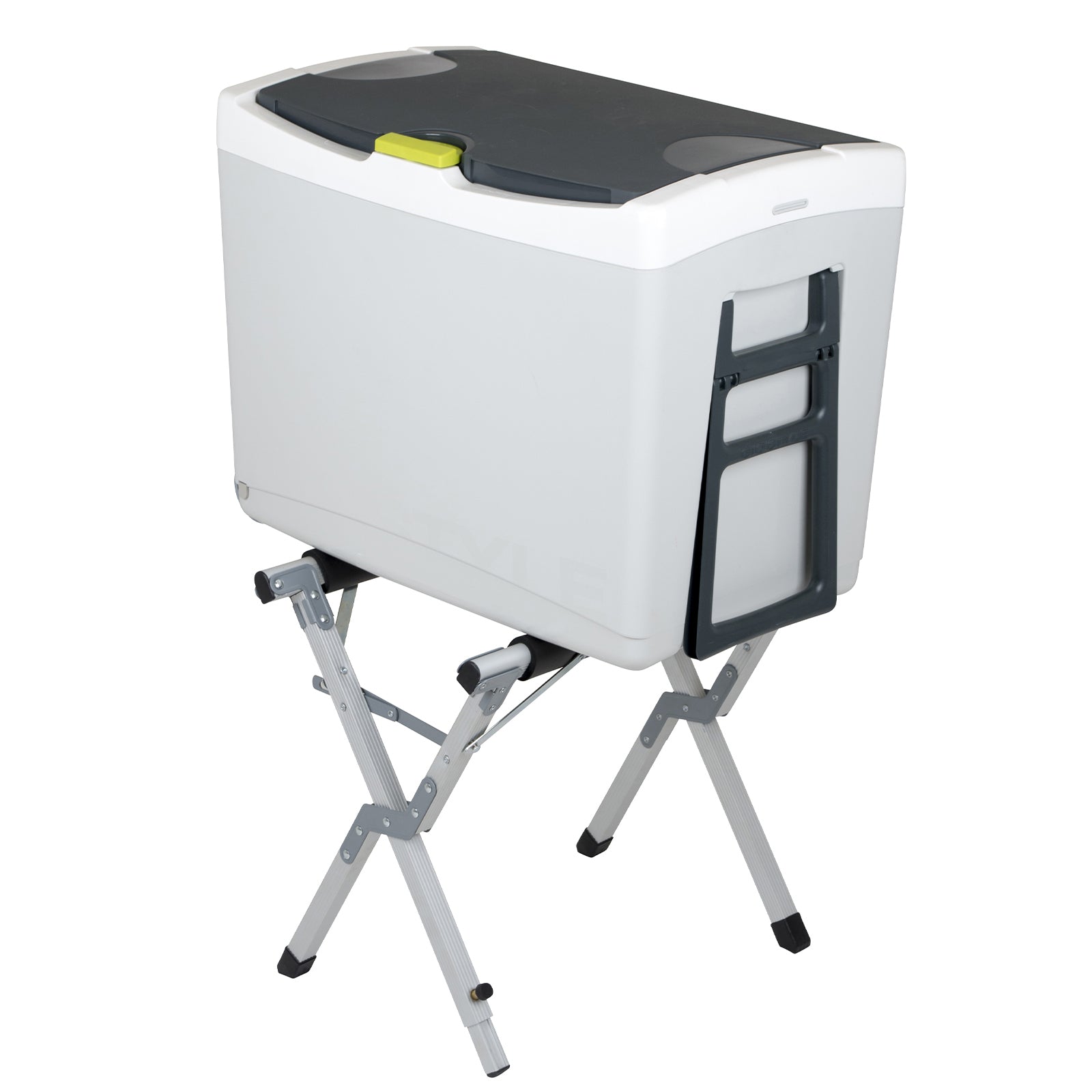 BO-CAMP Cooler Box Stand Cooler Chest Freezer Stand Foldable Height Adjustable Aluminum