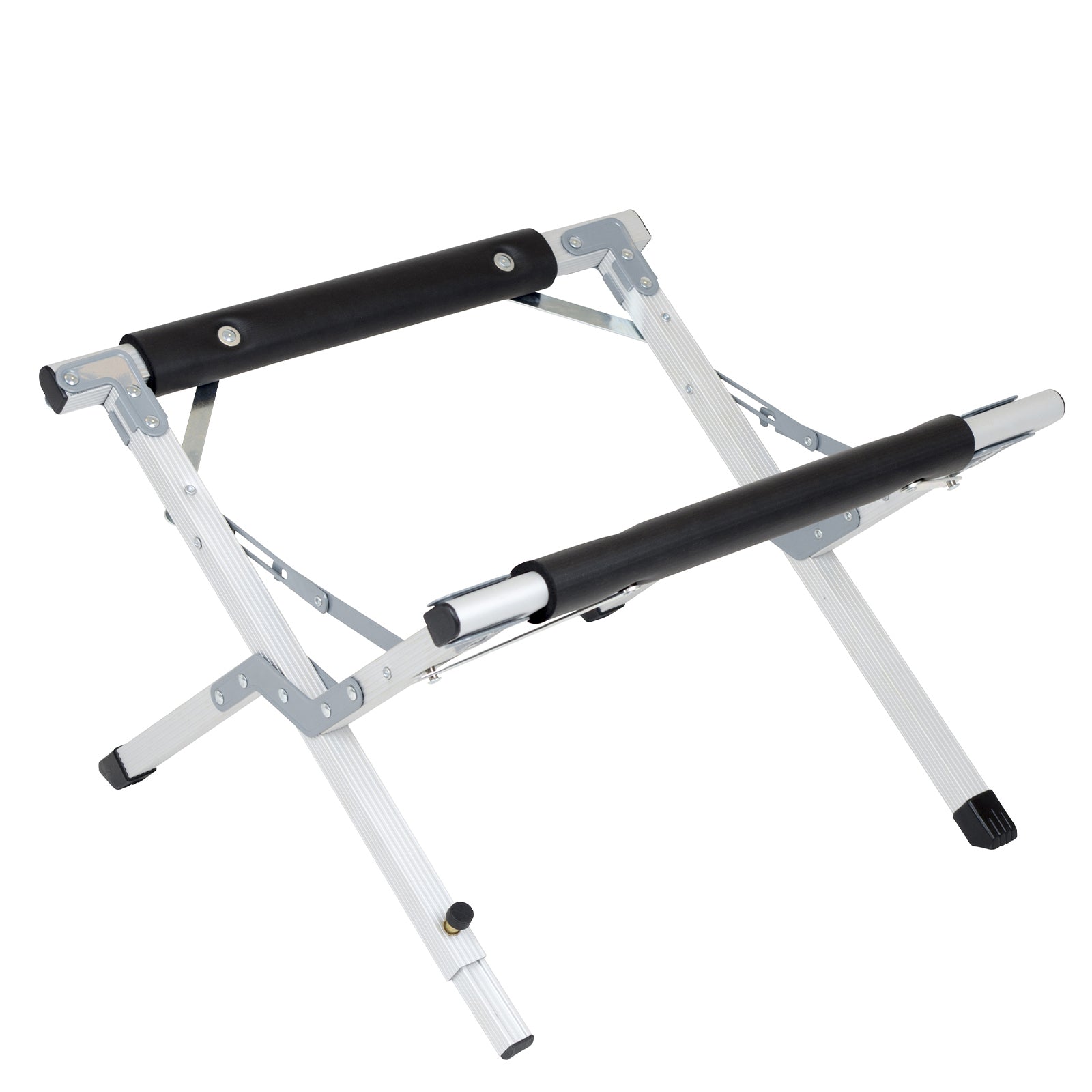 BO-CAMP Cooler Box Stand Cooler Chest Freezer Stand Foldable Height Adjustable Aluminum