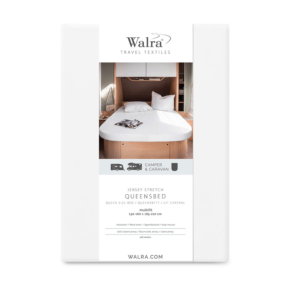 Jersey Multifit fitted sheet for queen beds