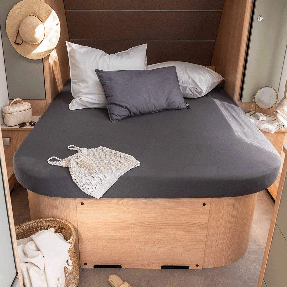 Jersey Multifit fitted sheet for queen beds