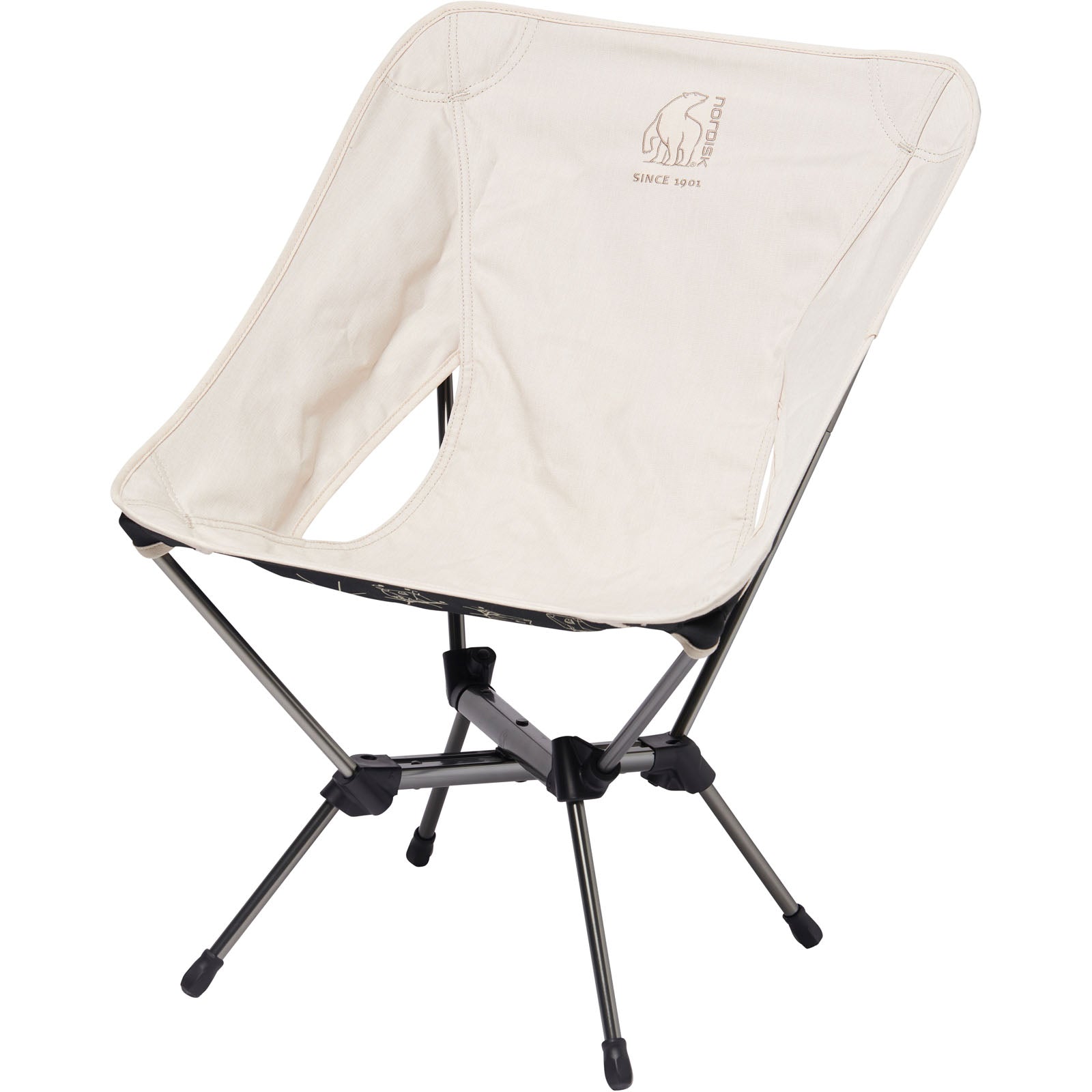Chaise de camping pliante NORDISK Marielund LW, chaise de relaxation légère en aluminium, 120 kg