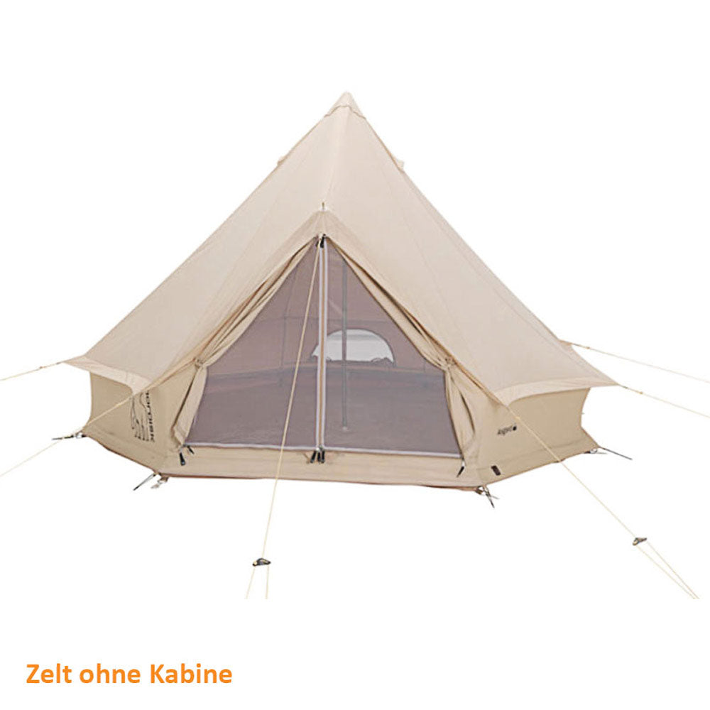 Tente Tipi NORDISK Asgard 12.6 pour 4, 5 ou 6 personnes, tente familiale de camping en coton
