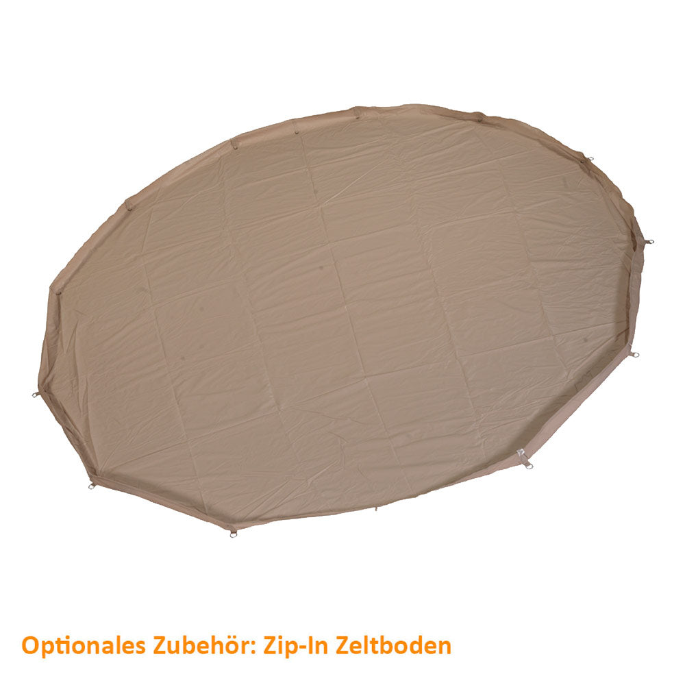 Tente Tipi NORDISK Asgard 12.6 pour 4, 5 ou 6 personnes, tente familiale de camping en coton