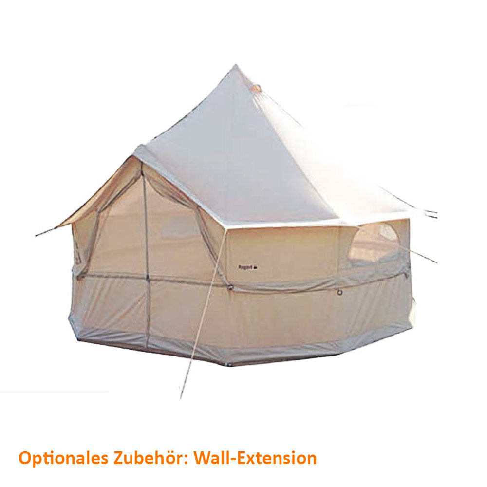 Tente Tipi NORDISK Asgard 12.6 pour 4, 5 ou 6 personnes, tente familiale de camping en coton