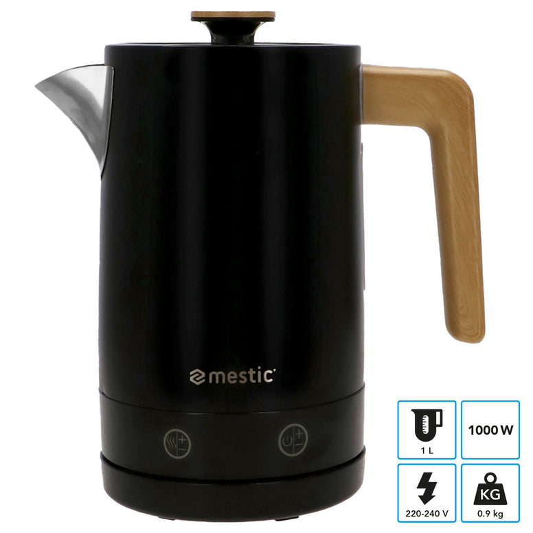 Bouilloire de voyage MESTIC MWC-250, bouilloire de camping 1 L, sans fil, mobile