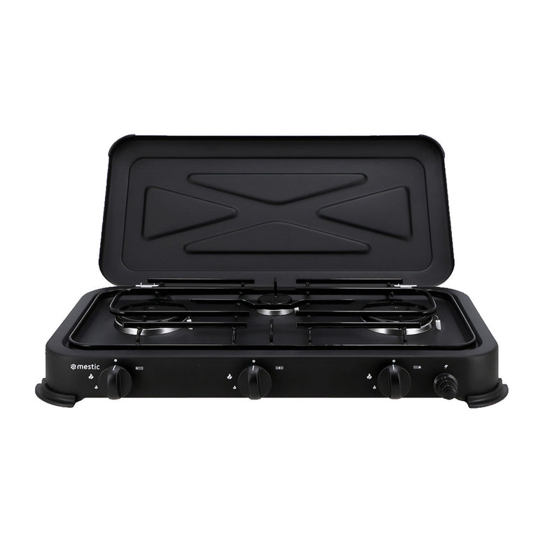 MESTIC Grillplatte MGC Camping Gas Kocher Aufsatz Glatt Kochfeld Grill Outdoor