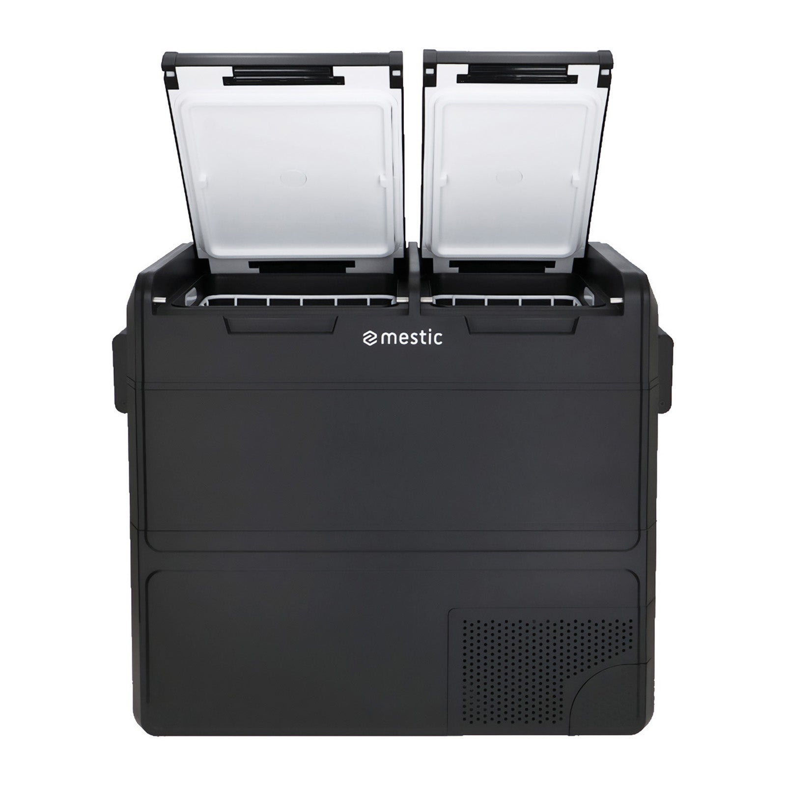MESTIC Kompressor Kühlbox MCCM-55 L Dual Zone Auto Camping AC/DC 12/24V 230V