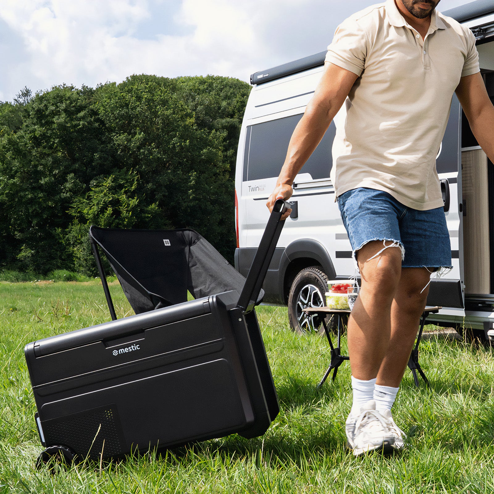 MESTIC Kühlbox Rollen Transport Pack Für MCCM-35/45/55 Kühltruhe Faltbar