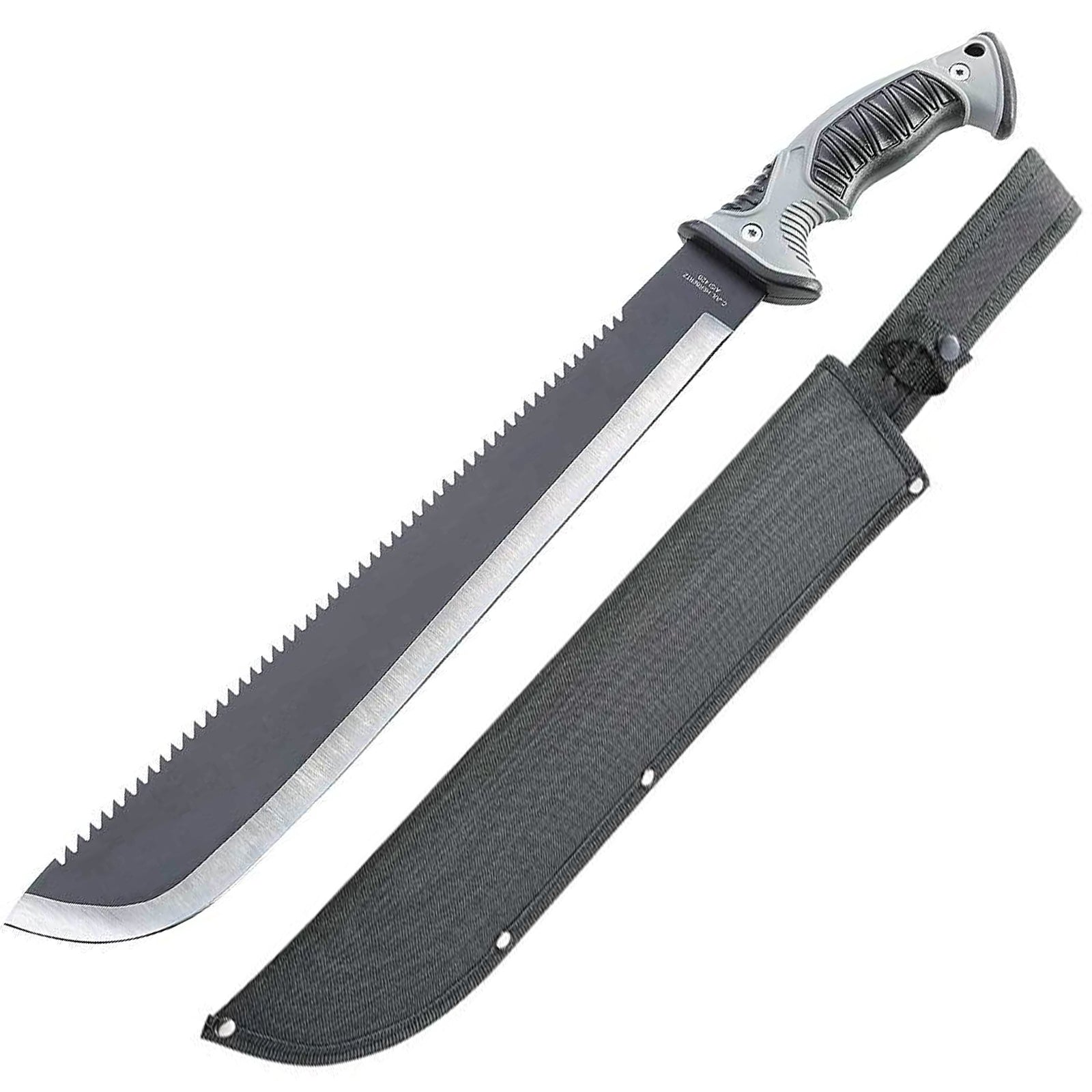 HERBERTZ Machete + Säge Full Tang Buschmesser Haumesser Garten Camping 50 cm