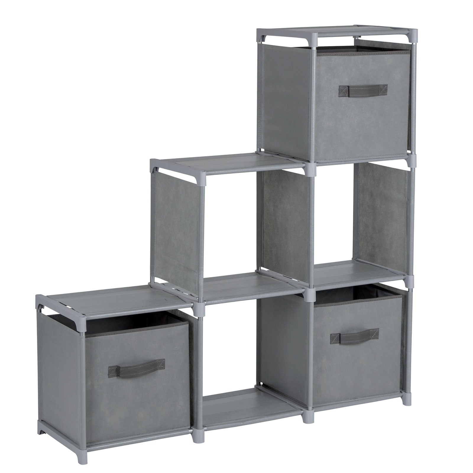 BO-CAMP Faltschrank XL Campingschrank Stoff Schrank Schubladen Garderobe Faltbar