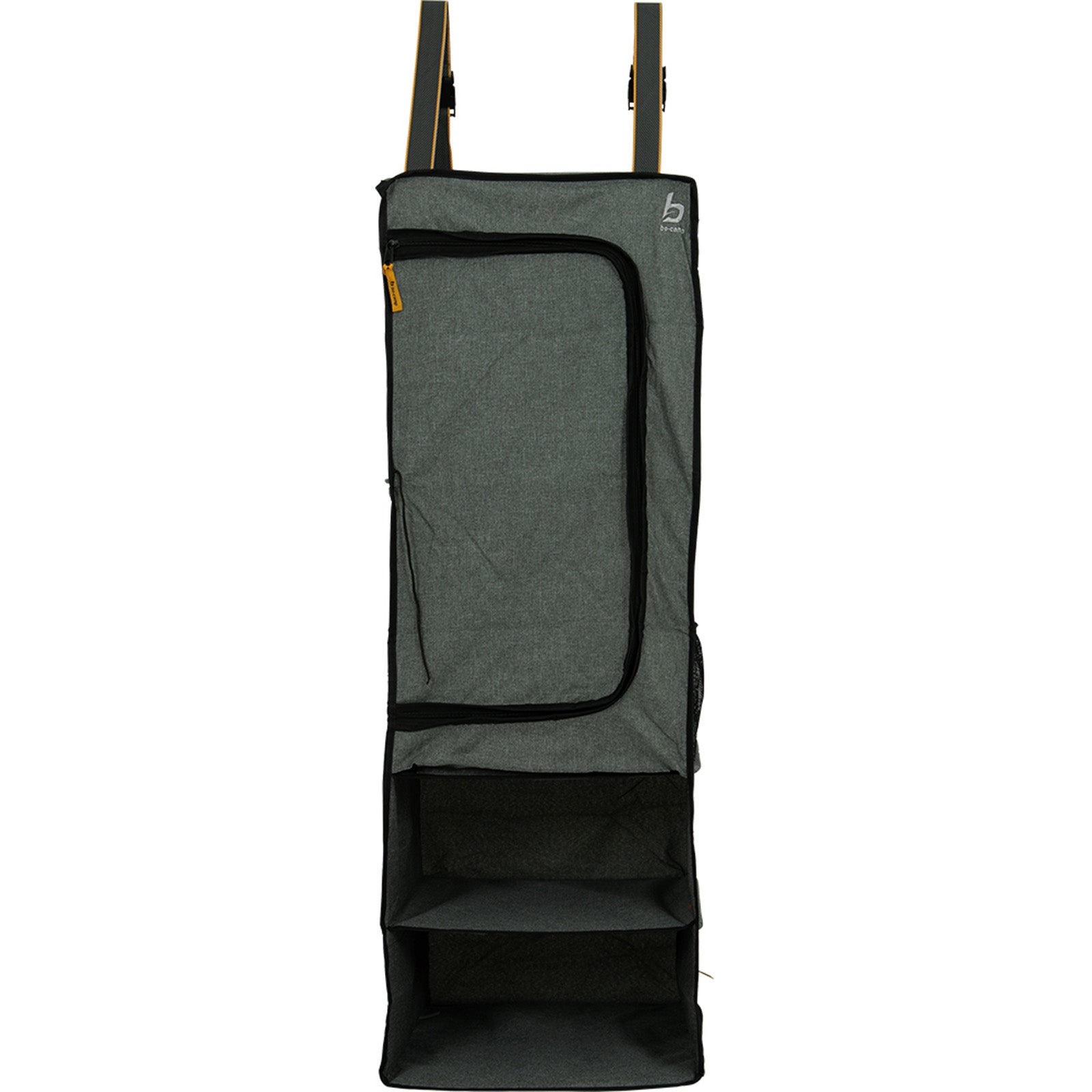 BO-CAMP Hanging Shelf Organizer Westlawn 4-Compartment Tent Door Shelf Camping Storage