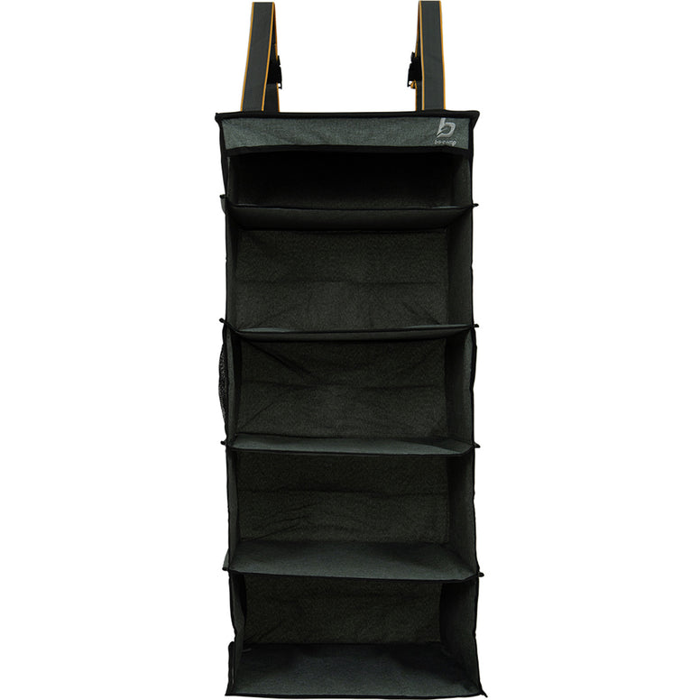 tent shelving BO-CAMP Hanging Shelf Organizer Westlawn 5-Compartment Tent Door Shelf