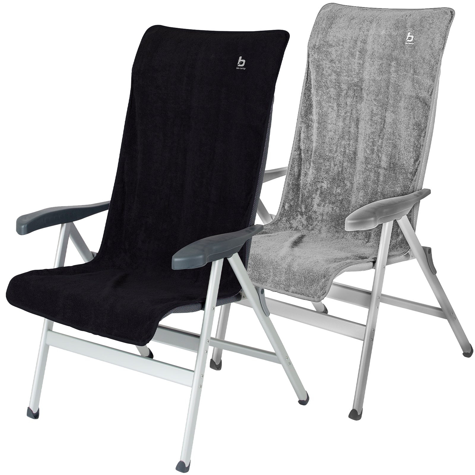 BO-CAMP Frottee Sitz Auflage Hochlehner Kissen Bezug Garten Camping Klapp Stuhl