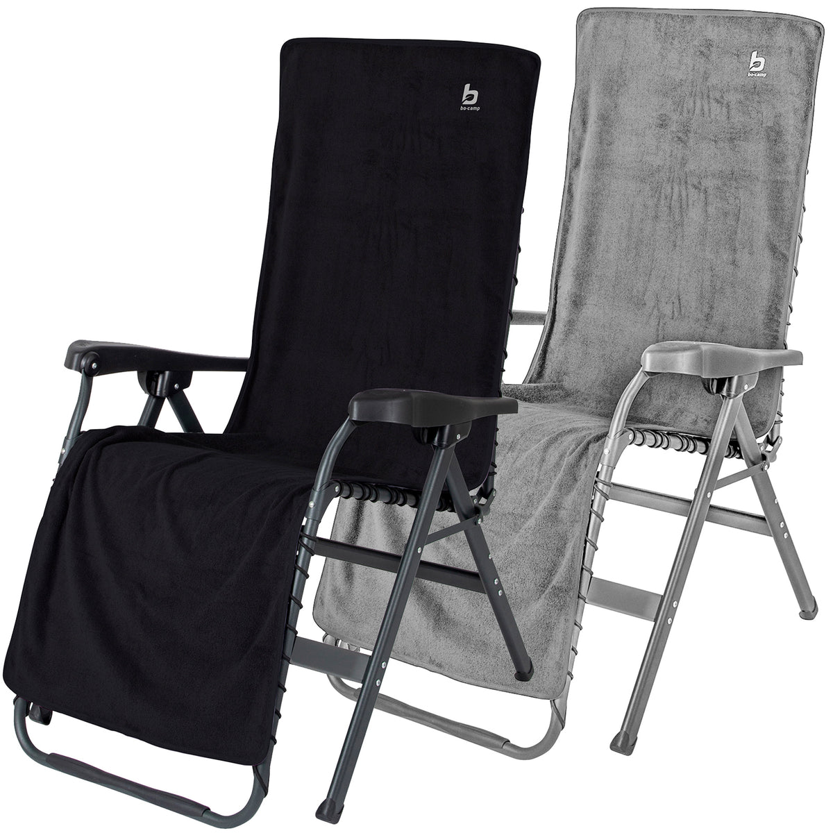 BO-CAMP Frottee Sitz Auflage Hochlehner Kissen Bezug Garten Camping Kl