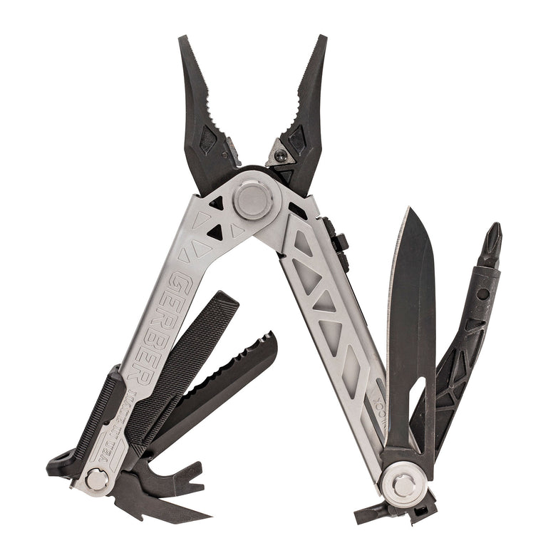 GERBER Multitool Center Drive Screwdriver Tool Interchangeable Bit Case 7 Functions
