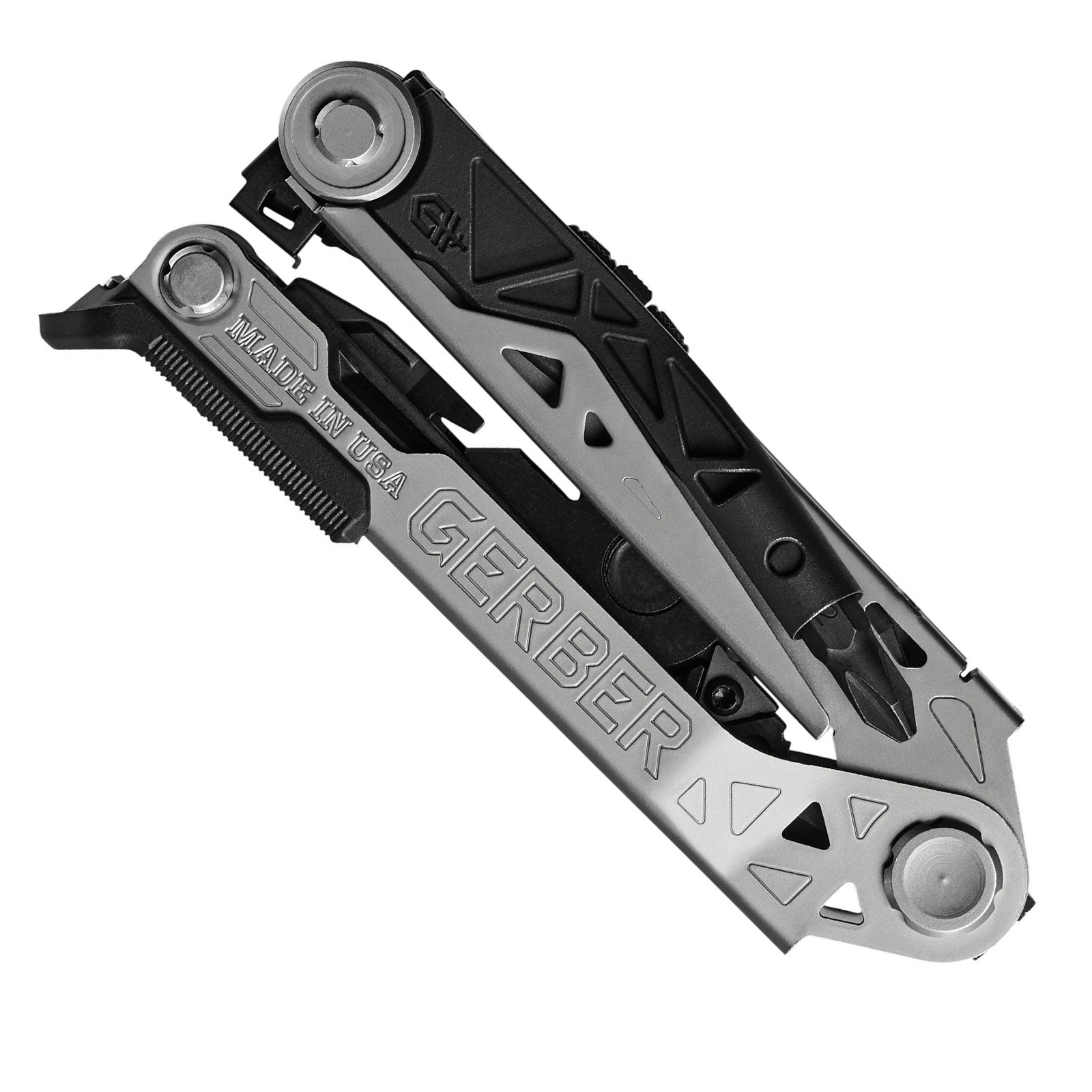 GERBER Multitool Center Drive Screwdriver Tool Interchangeable Bit Case 7 Functions