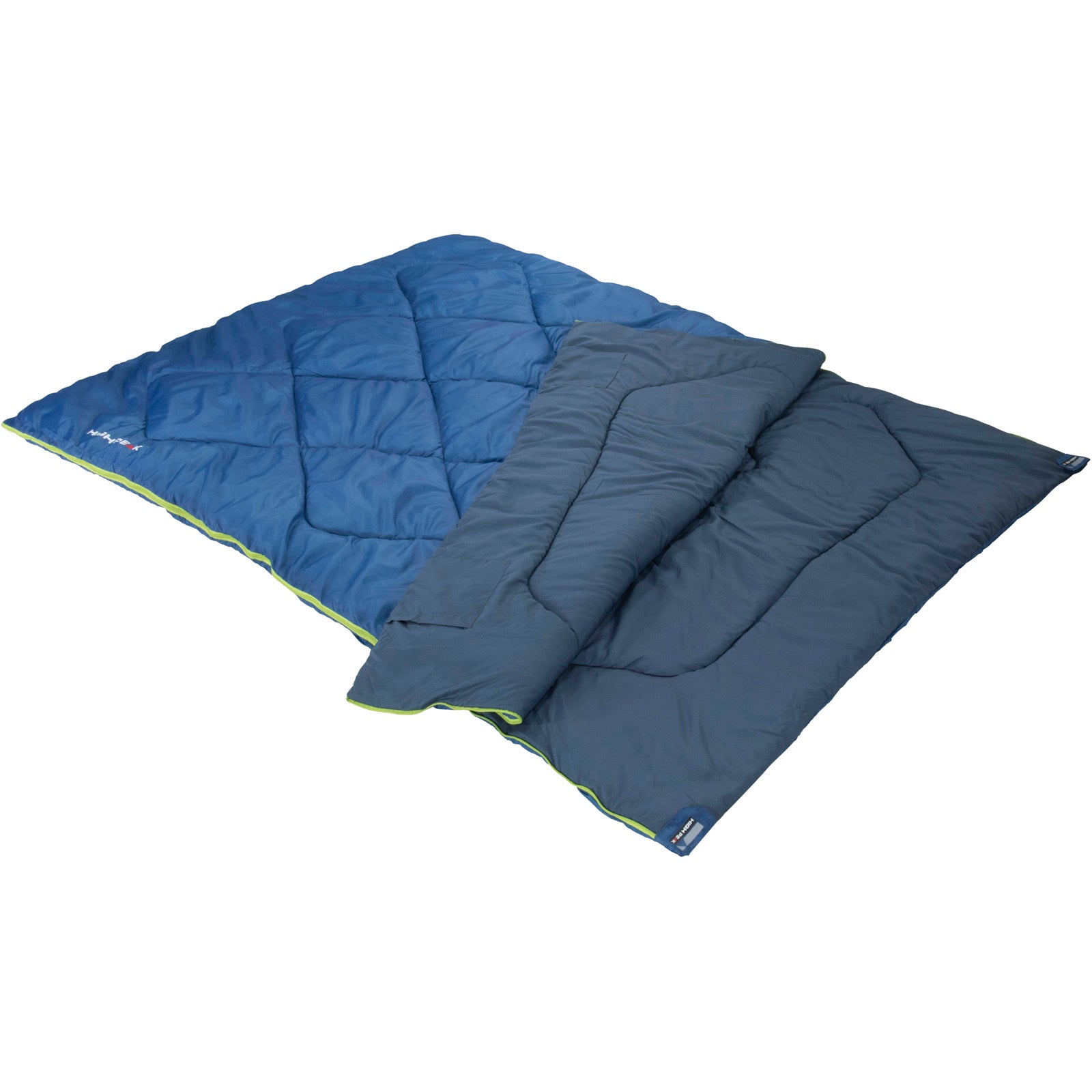 Sac de couchage HIGH PEAK Ceduna Duo pour 2 personnes, sac de couchage double pour l'été et les longs