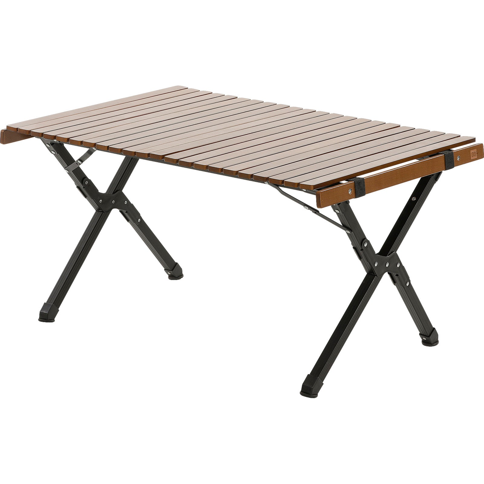 TRAVELLIFE Rolltisch Iver Campingtisch Lamellen Camping Klapptisch Holz 90x60 cm
