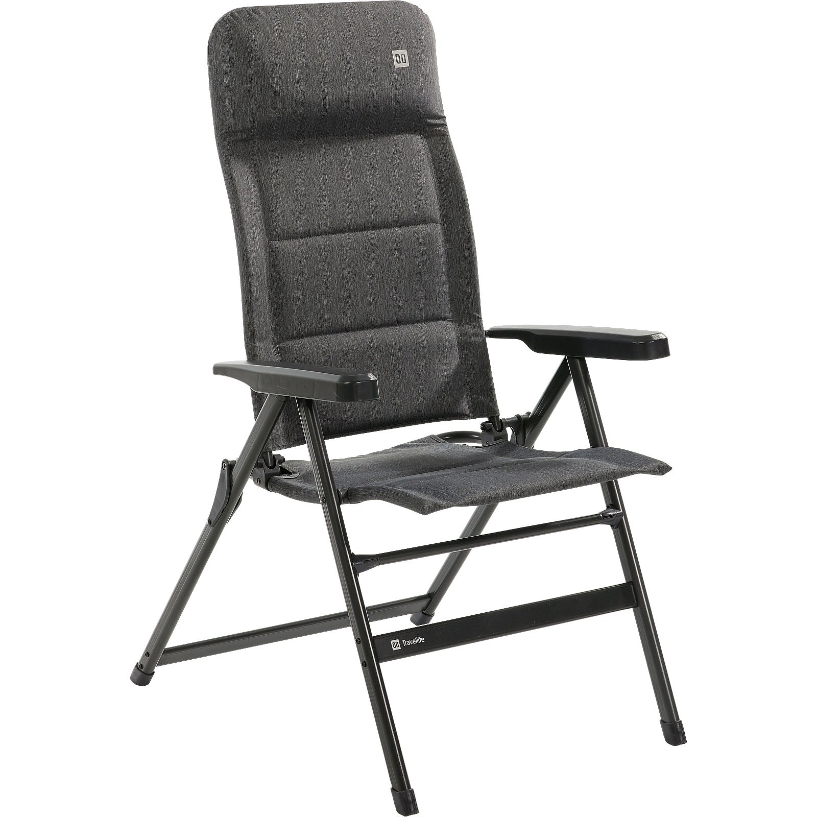 TRAVELLIFE Campingstuhl Lago Comfort Liege Stuhl Klappstuhl Verstellbar 120 kg