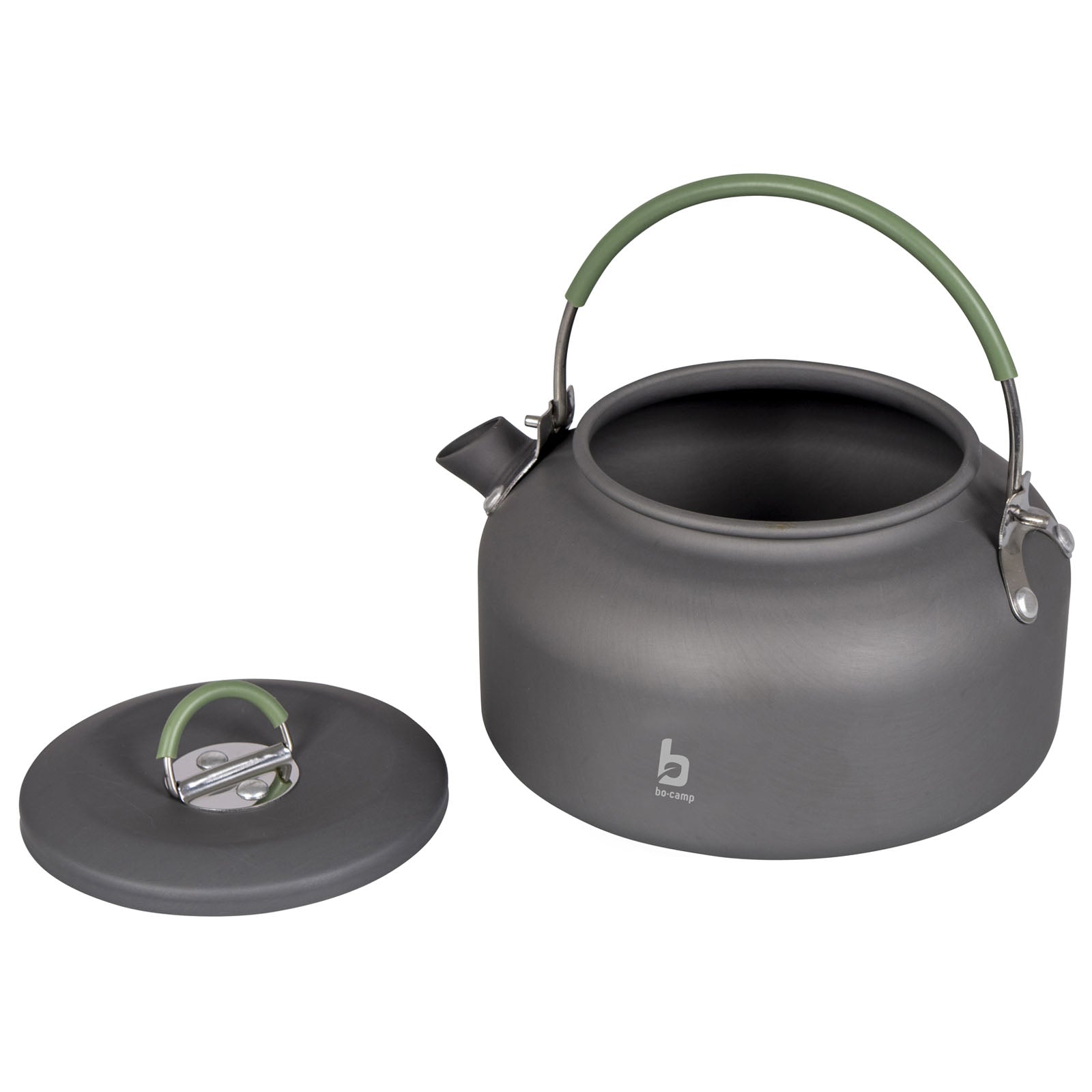 BO-CAMP Alu Kessel 0,8 L Camping Wasserkocher Teekessel Wasserkessel Kochkesssel