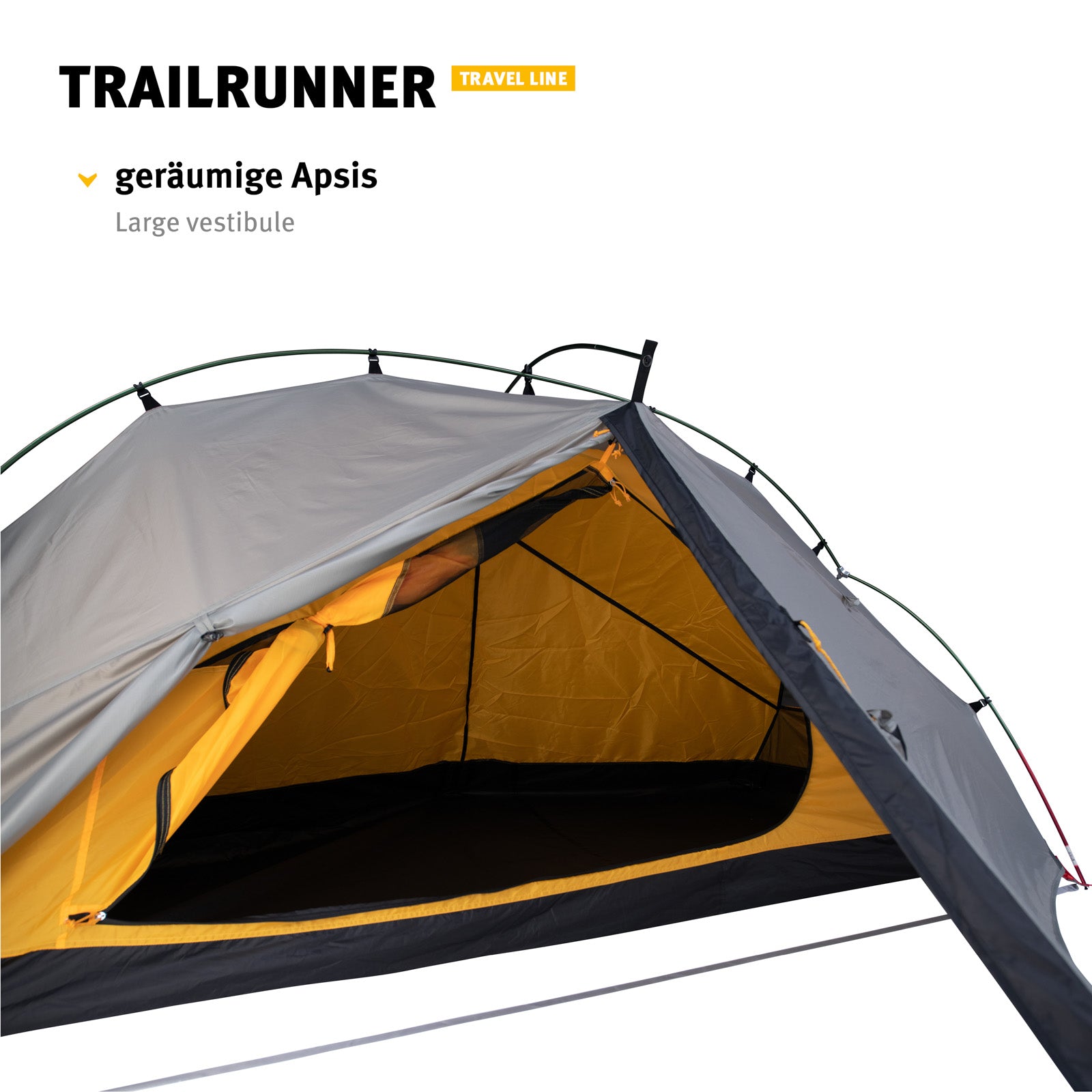 WECHSEL Trekkingzelt Trailrunner 1-2 Personen Camping Fahrrad Zelt Biwak 2,18 kg