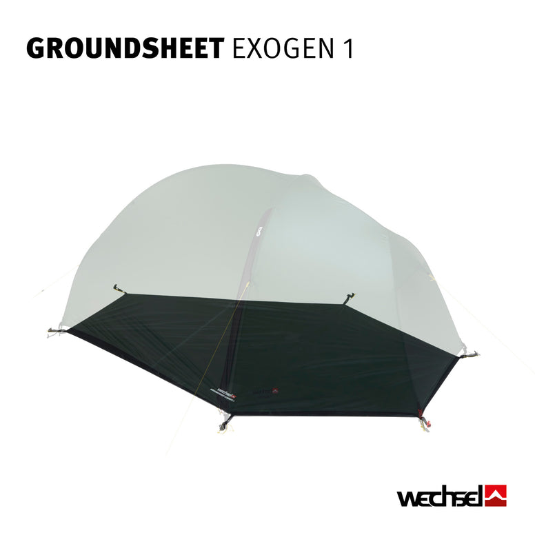 WECHSEL Groundsheet Für Exogen 1 Zusätzlicher Zeltboden Camping Plane Passgenau