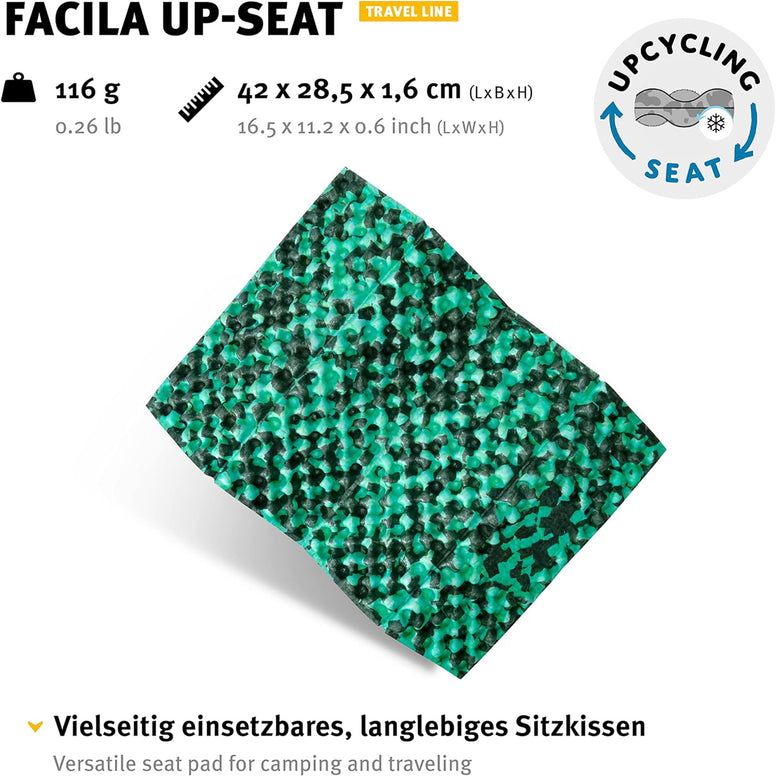 WECHSEL Thermo Sitzkissen Facila UpSeat Outdoor Kissen Camping Kissen Faltbar
