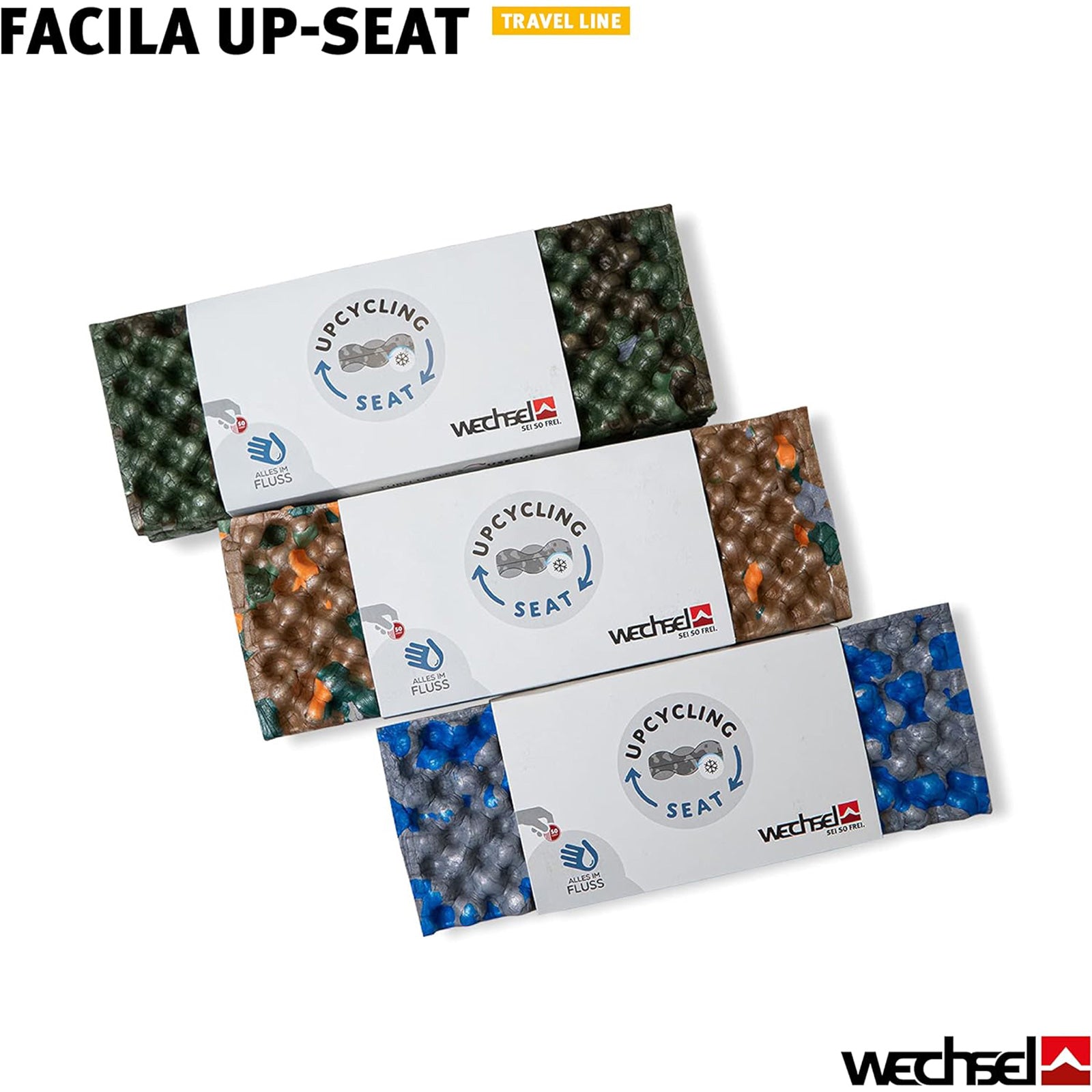 WECHSEL Thermo Sitzkissen Facila UpSeat Outdoor Kissen Camping Kissen Faltbar