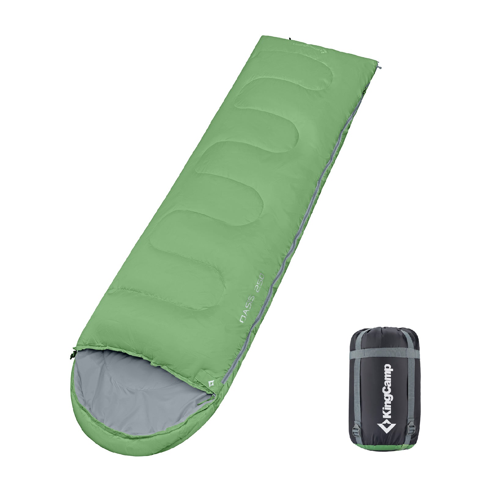 KINGCAMP Oasis 250 Kinder Decken Schlafsack Sommer Camping 1,40 m Lang & Breit