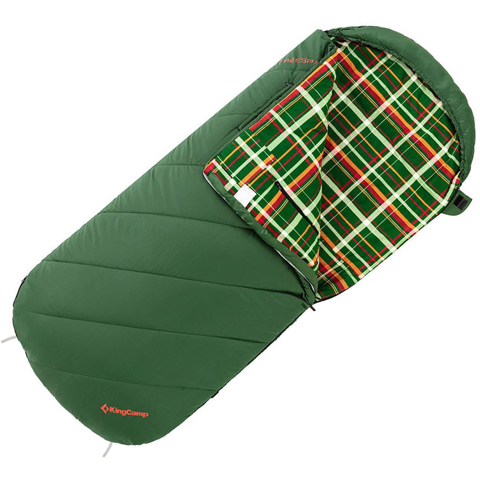 KINGCAMP Deckenschlafsack Freespace 300 Winter Schlafsack XL Breit Baumwolle -13