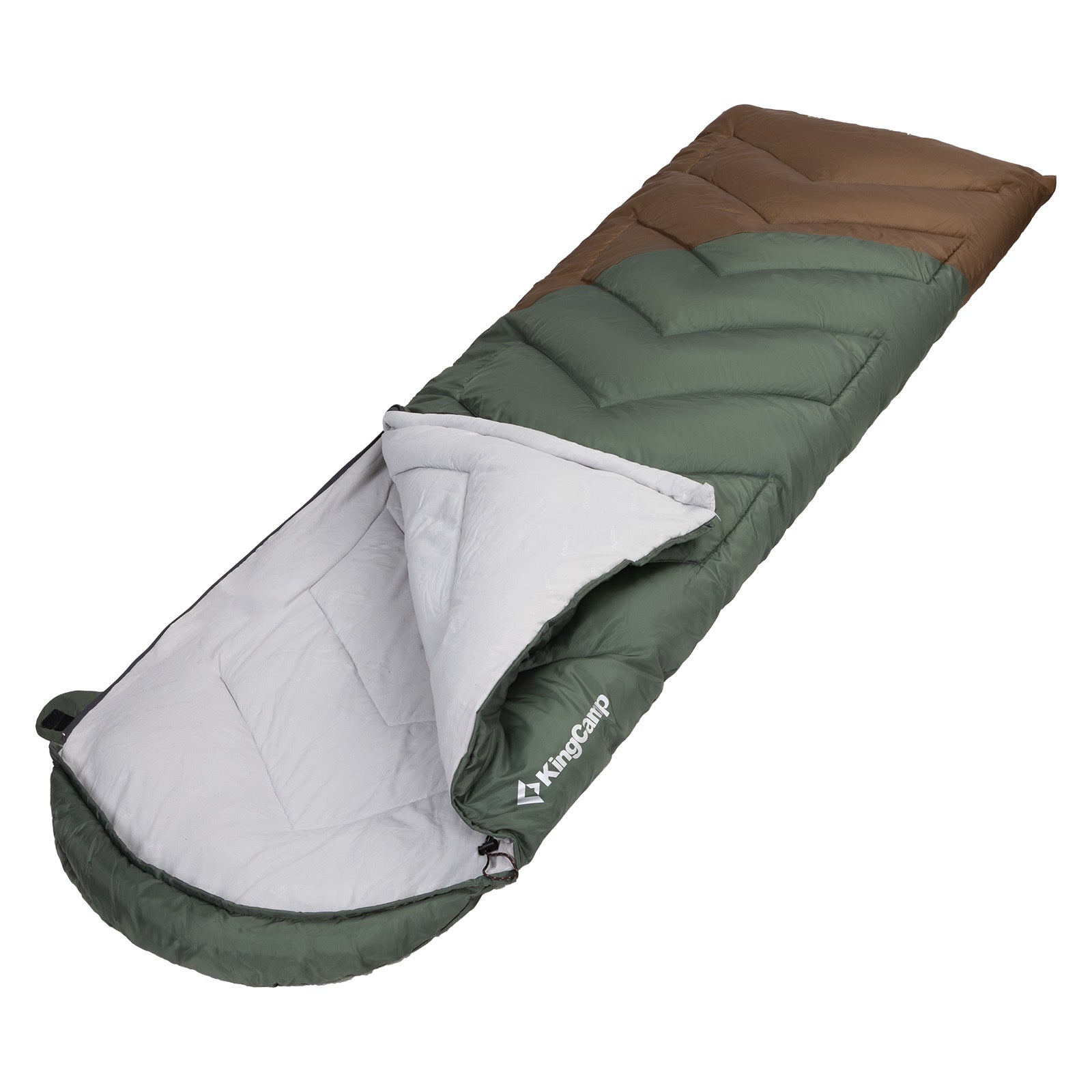 KINGCAMP Deckenschlafsack Radar 250 Sommer Schlafsack XL Lang -3°C Leicht 1,4 kg