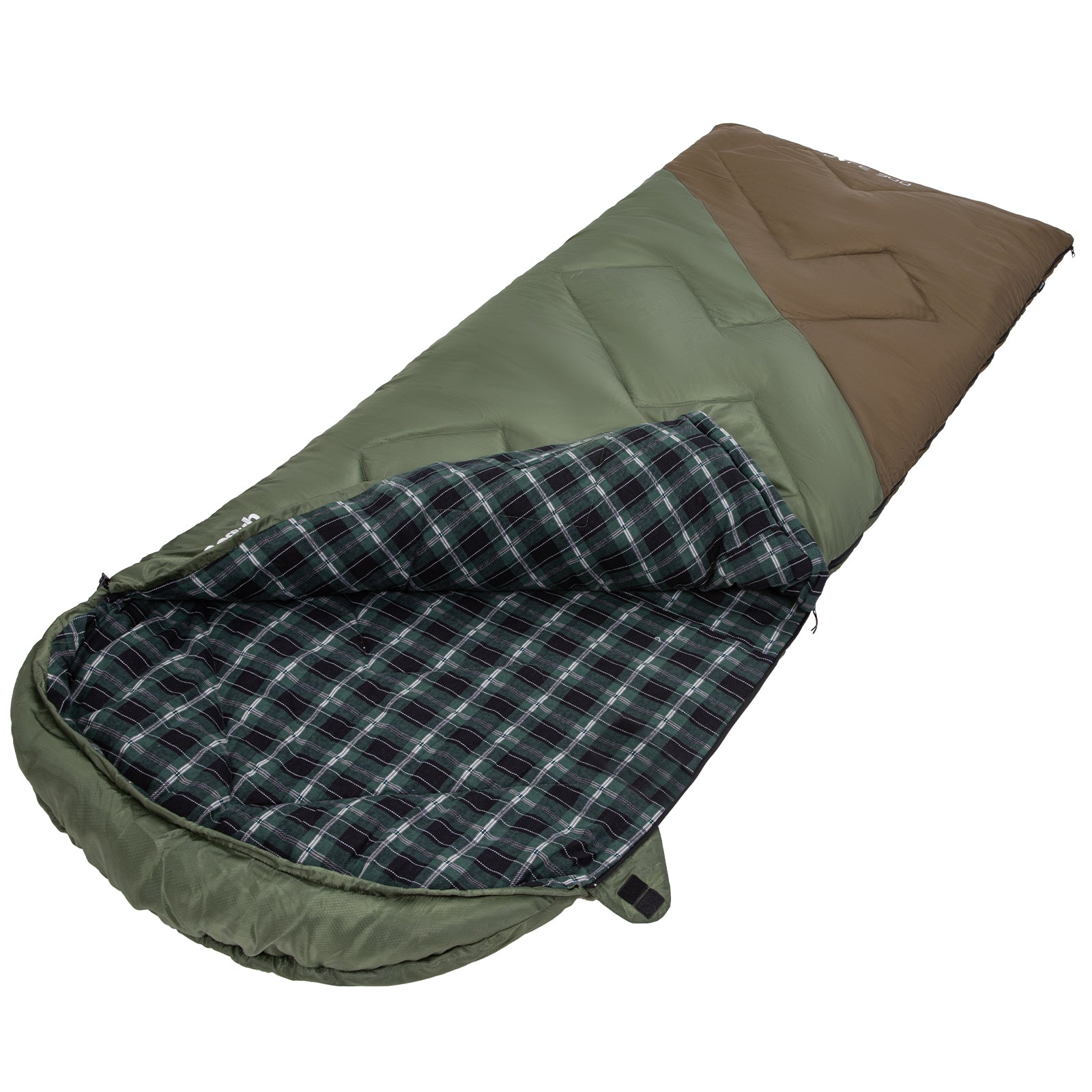 KINGCAMP Deckenschlafsack Gale 300 Schlafsack XL Lang Breit Baumwolle -13°C