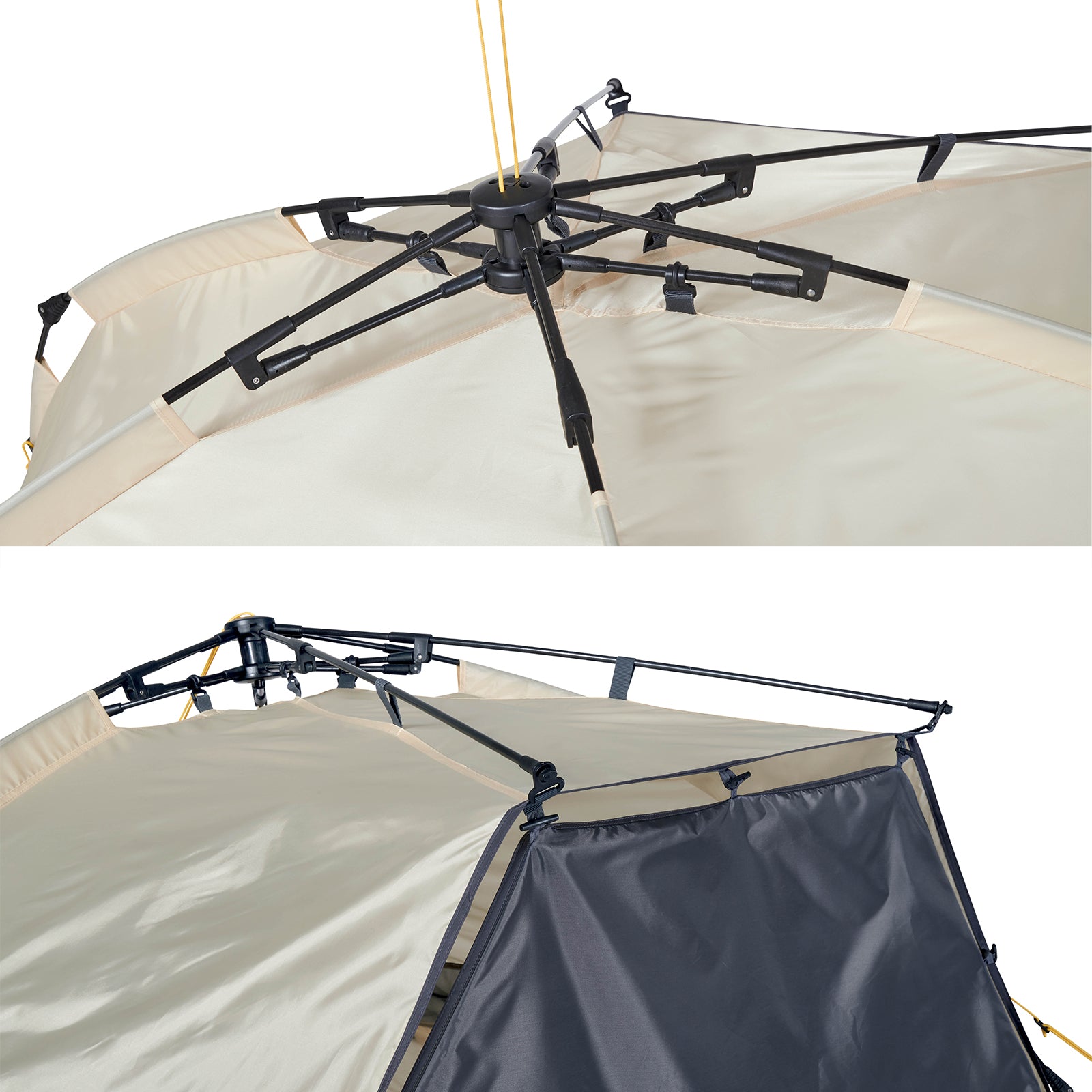 UQUIP Automatik Strandmuschel Speedy XL Strandzelt Reise Wind Sonnen Schutz UV50