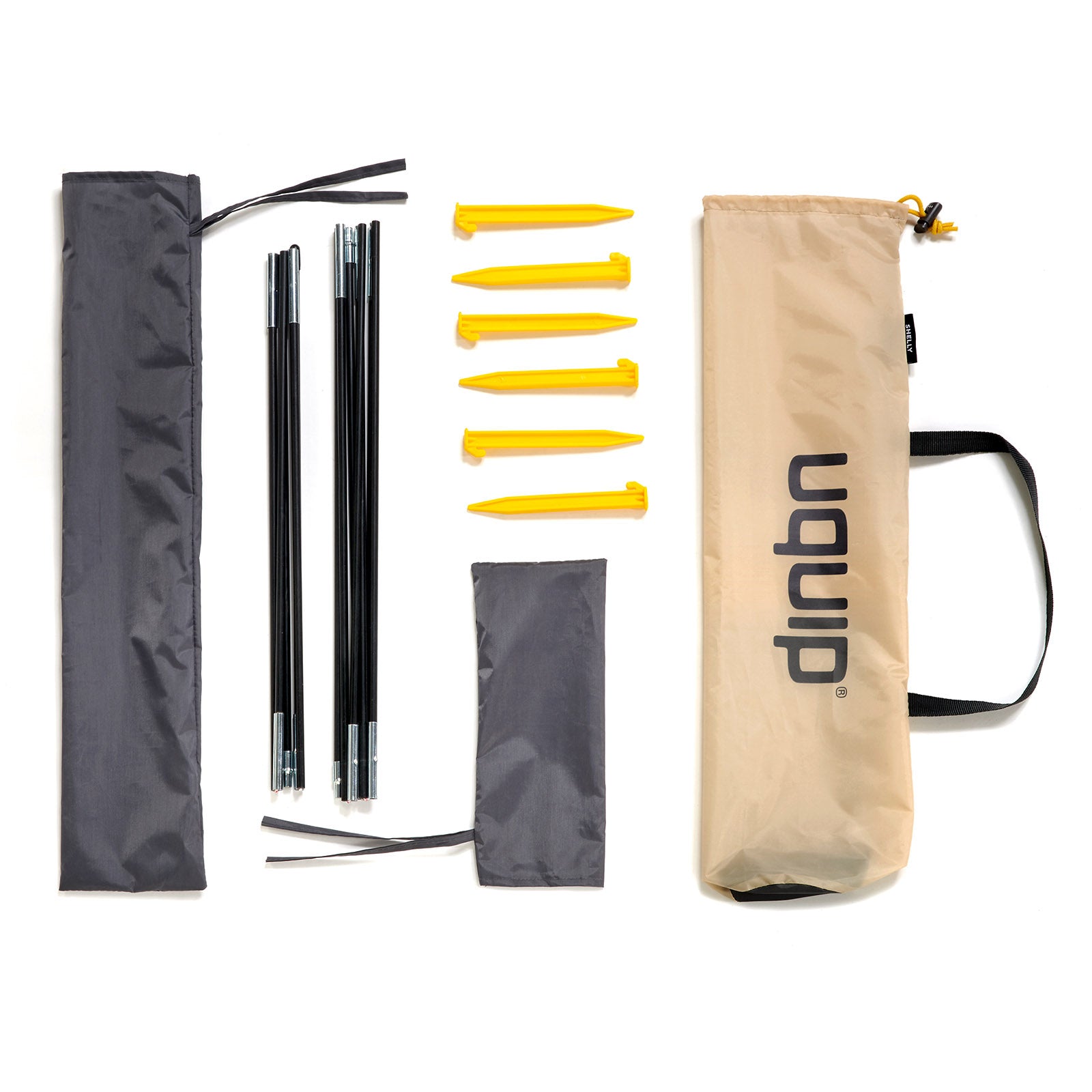 UQUIP Strandmuschel Shelly Windschutz Reise Strandzelt 0,9 kg Leicht UPF 50+