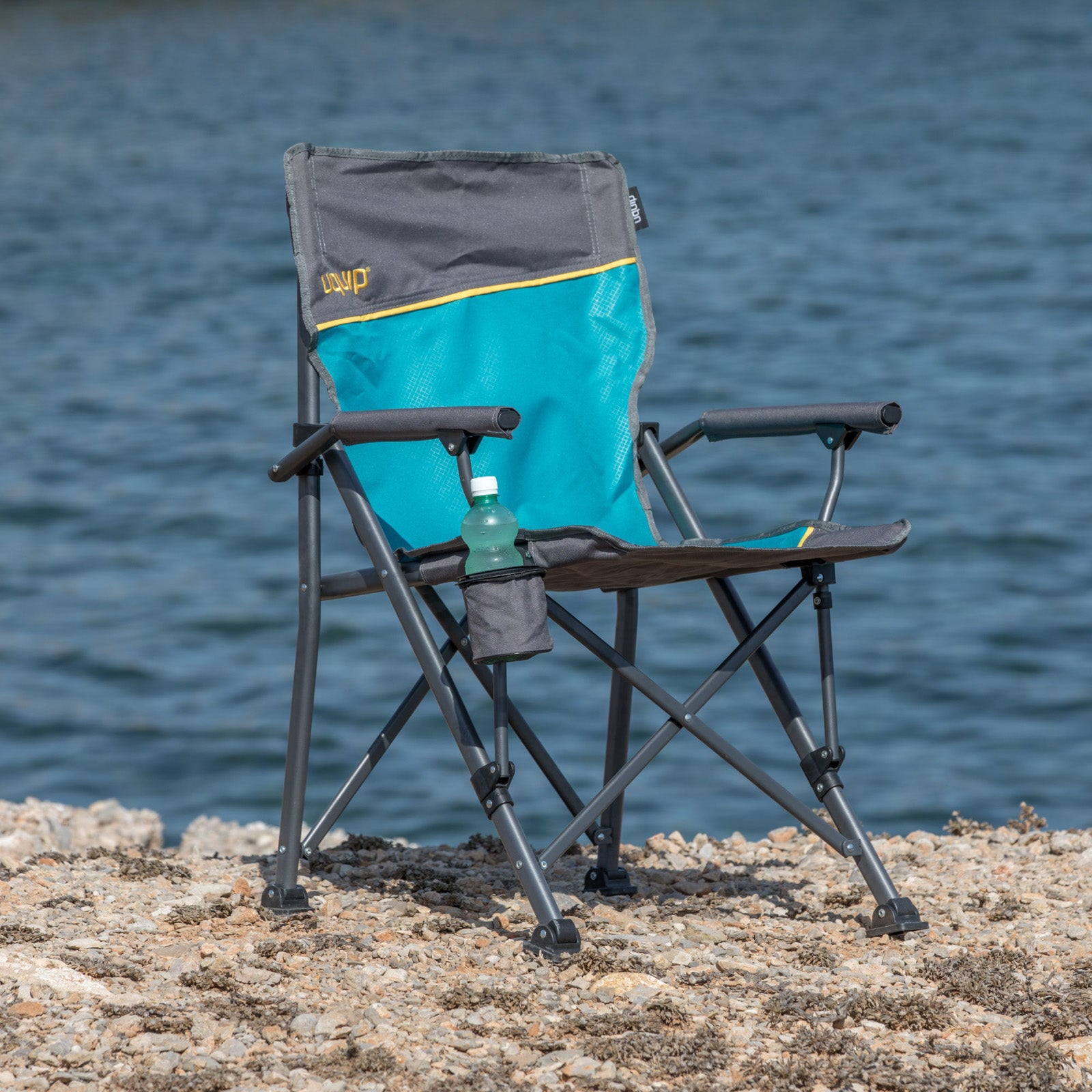 Chaise de camping UQUIP Chaise de plage Roxy Chaise pliante Chaise pliante Pliable Acier 120 kg