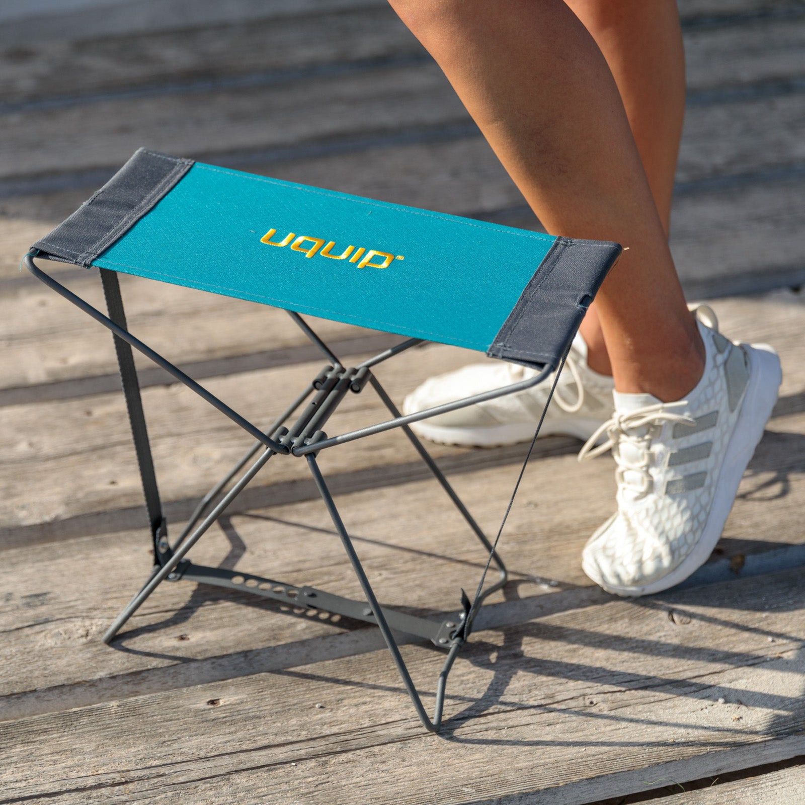 UQUIP Mini Falthocker Fancy Camping Klapphocker Campinghocker Angelhocker 100kg