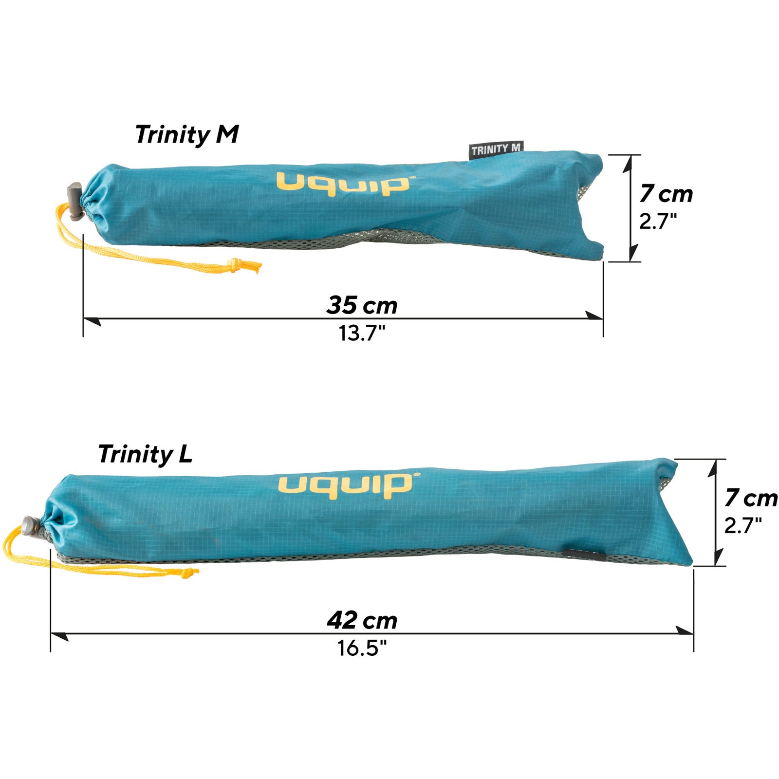 UQUIP Lightweight Stool Trinity L Mini Tripod Stool Camping Stool 120 kg
