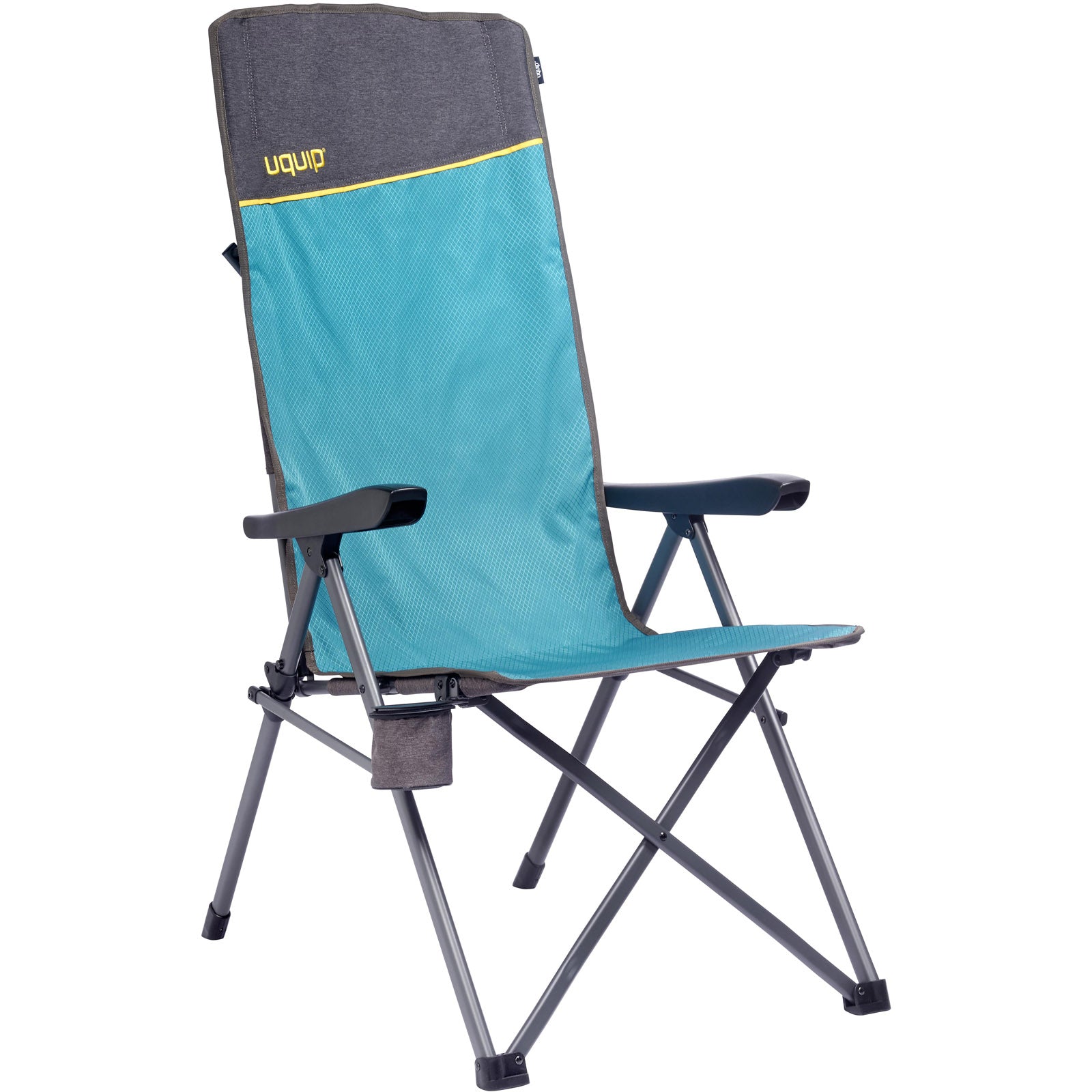 UQUIP Campingstuhl Justy XL Faltstuhl Strandstuhl Klappstuhl Verstellbar 120 kg