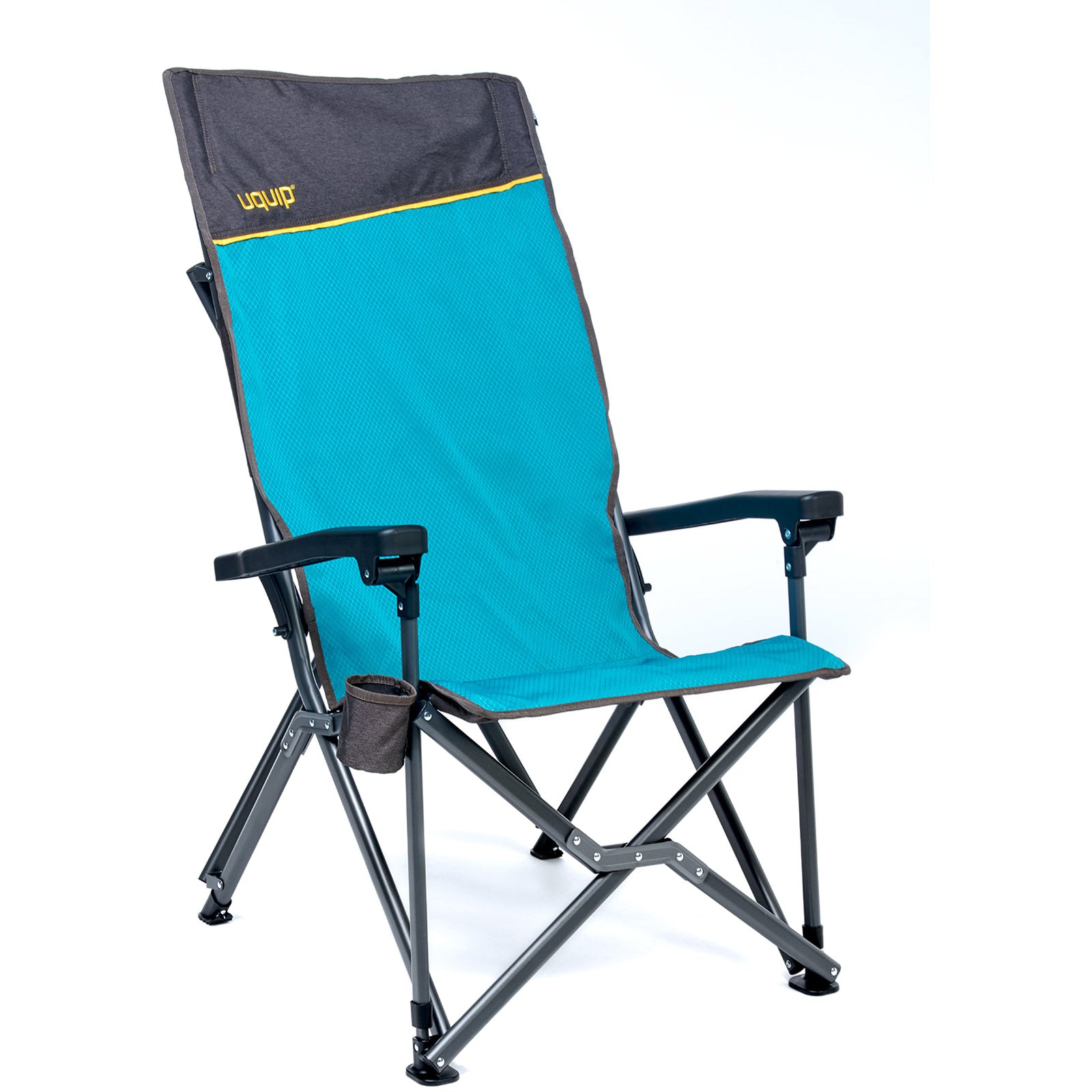UQUIP Camping Chair Barry Beach Chair Folding Chair Folding Chair Foldable Steel 200 kg
