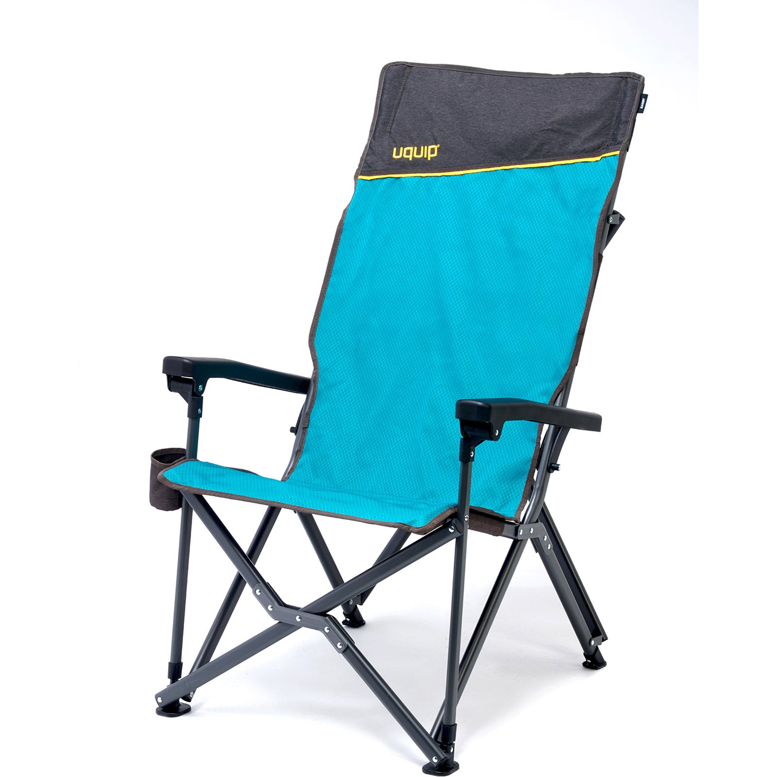 UQUIP Camping Chair Barry Beach Chair Folding Chair Folding Chair Foldable Steel 200 kg
