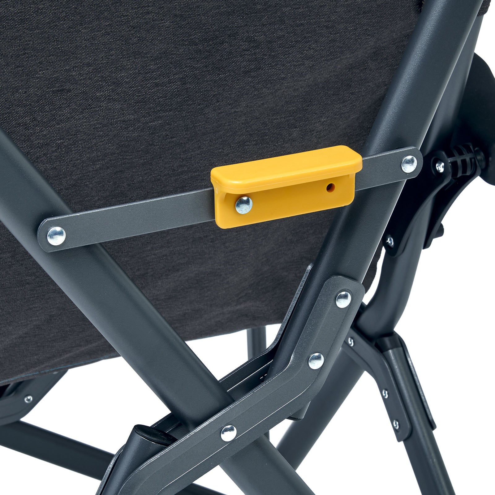 UQUIP Camping Chair Barry Beach Chair Folding Chair Folding Chair Foldable Steel 200 kg