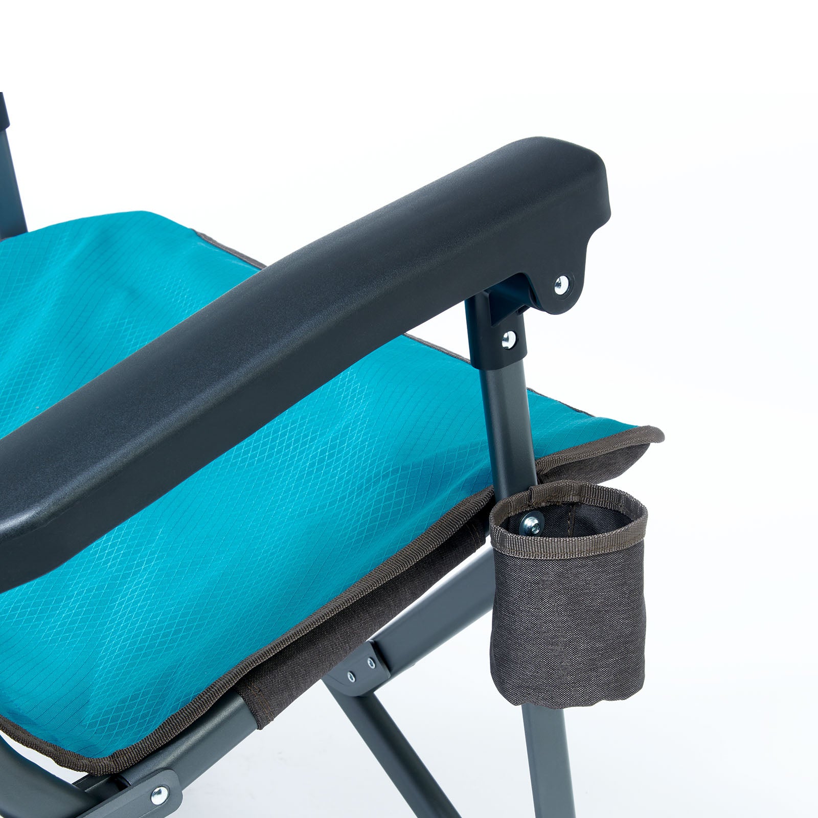 UQUIP Camping Chair Barry Beach Chair Folding Chair Folding Chair Foldable Steel 200 kg
