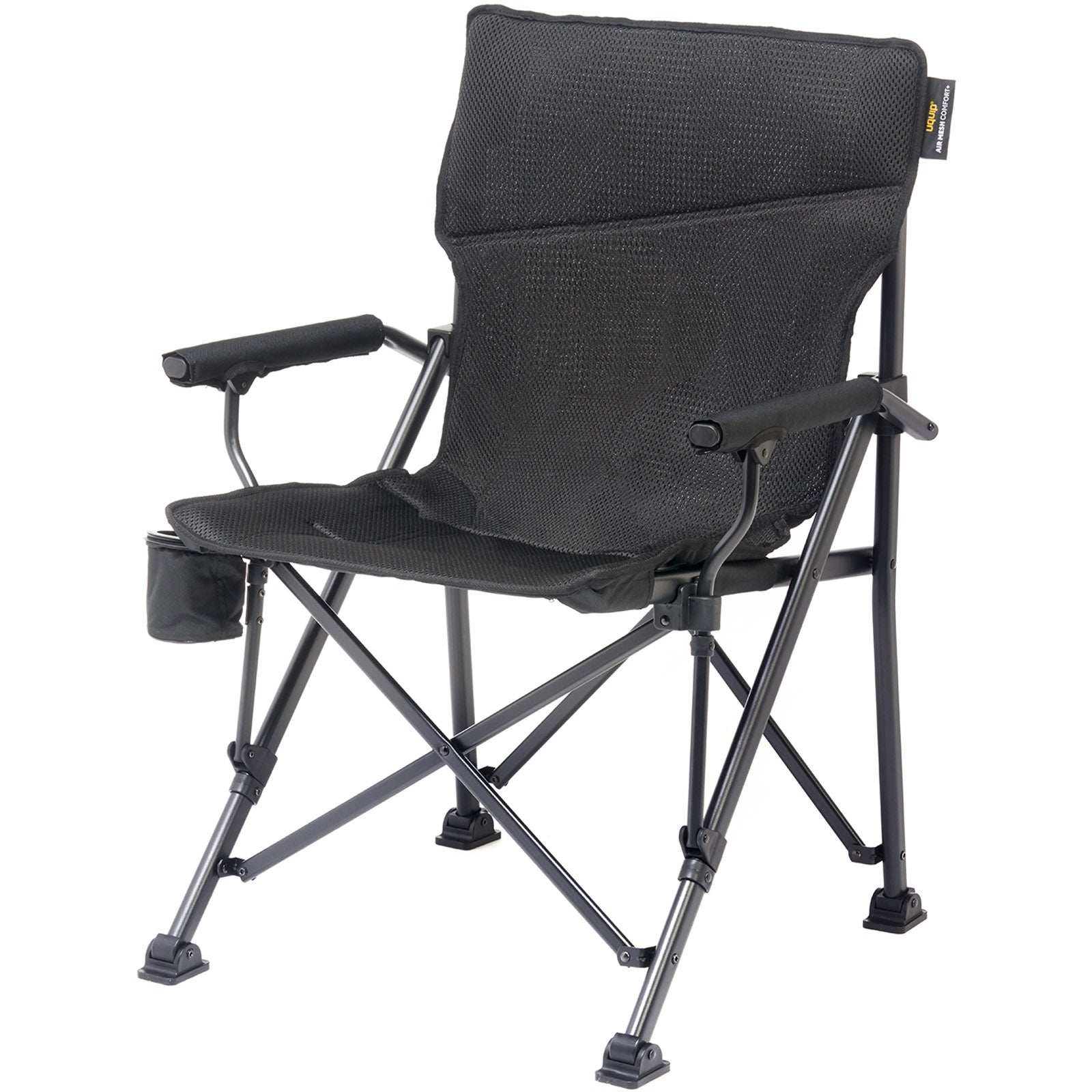 UQUIP Camping Chair Roxy Air Mesh Beach Chair Folding Chair Steel 120 kg