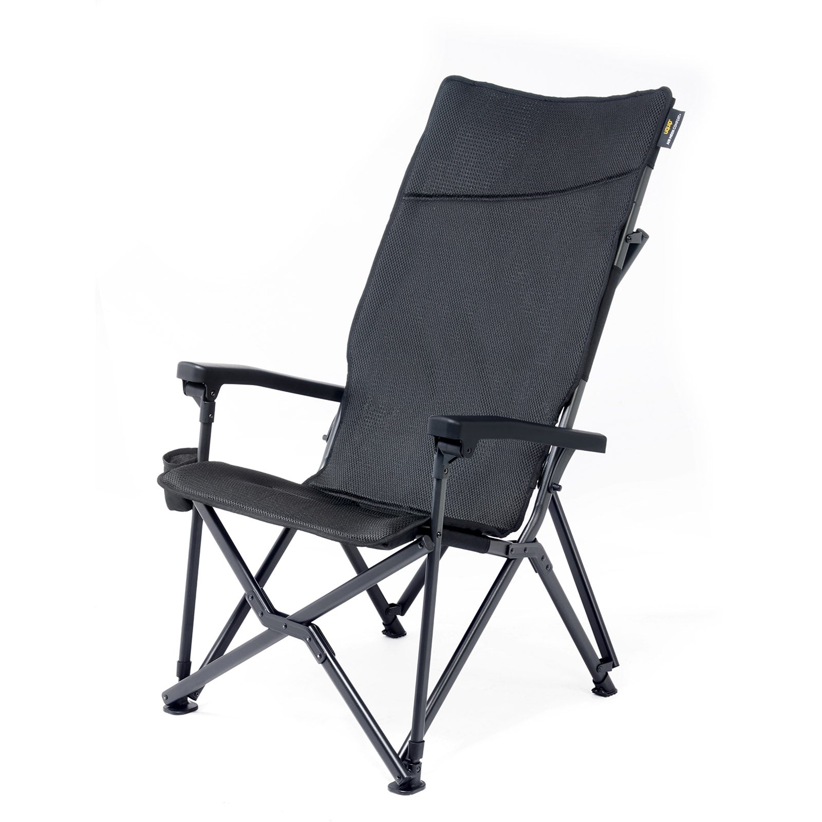 UQUIP Camping Chair Barry Air Mesh Beach Chair Folding Chair Steel 200 kg